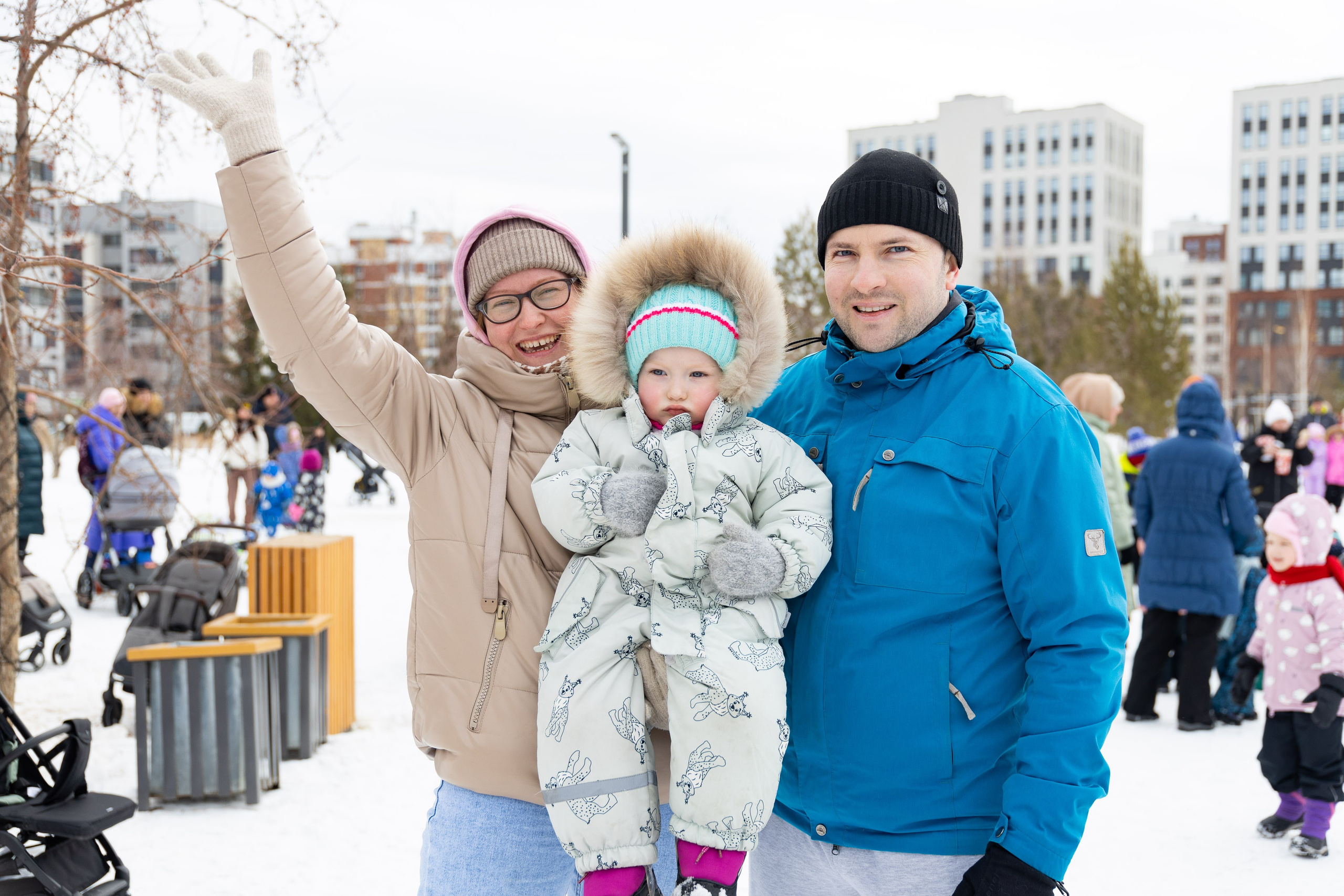 Масленица у застройщика «Эталон». Фотограф Родион Нарудинов