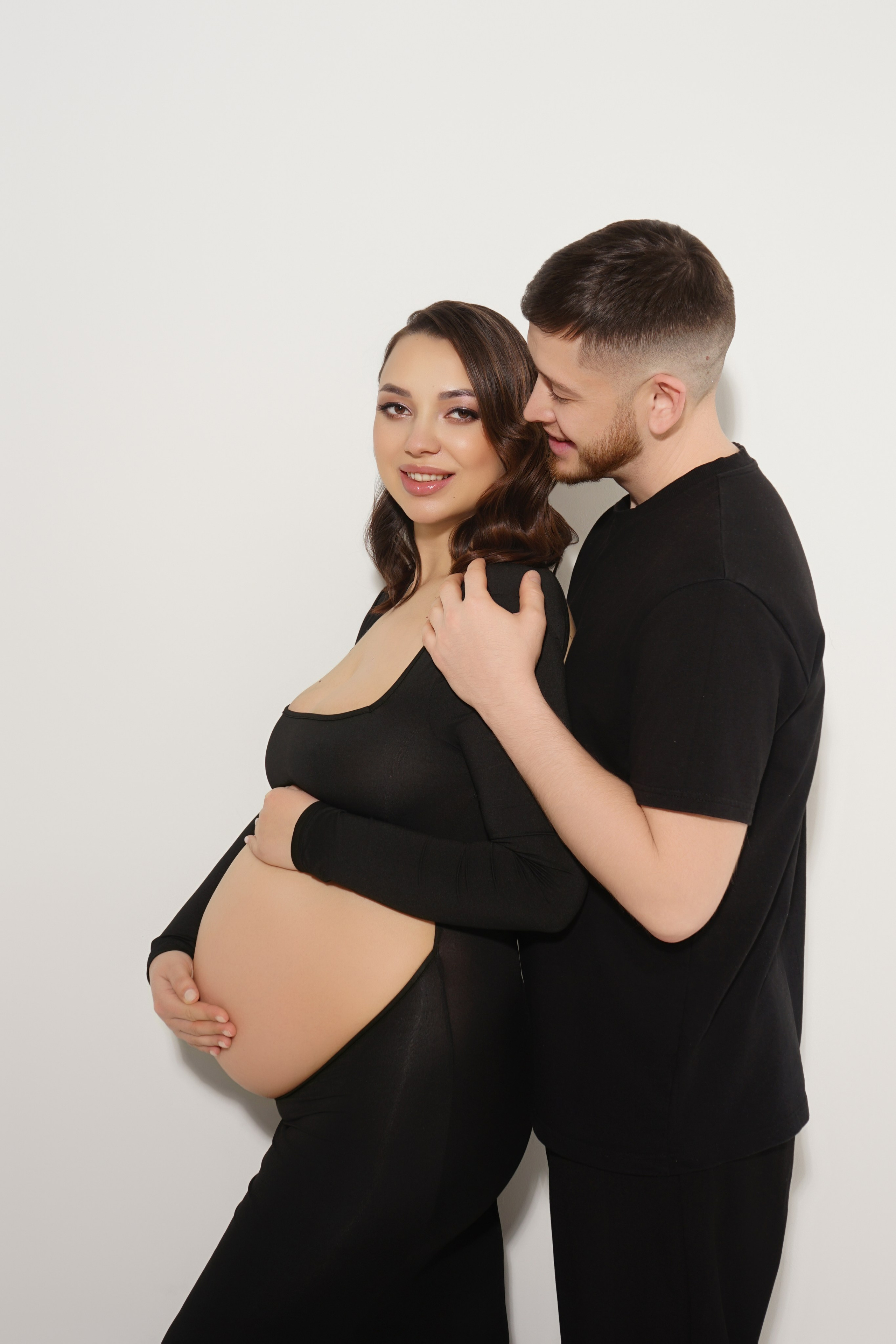 Съёмка беременности в моей фотостудии «НЕБО». Женский фотограф в Химках Алёна Ленёва