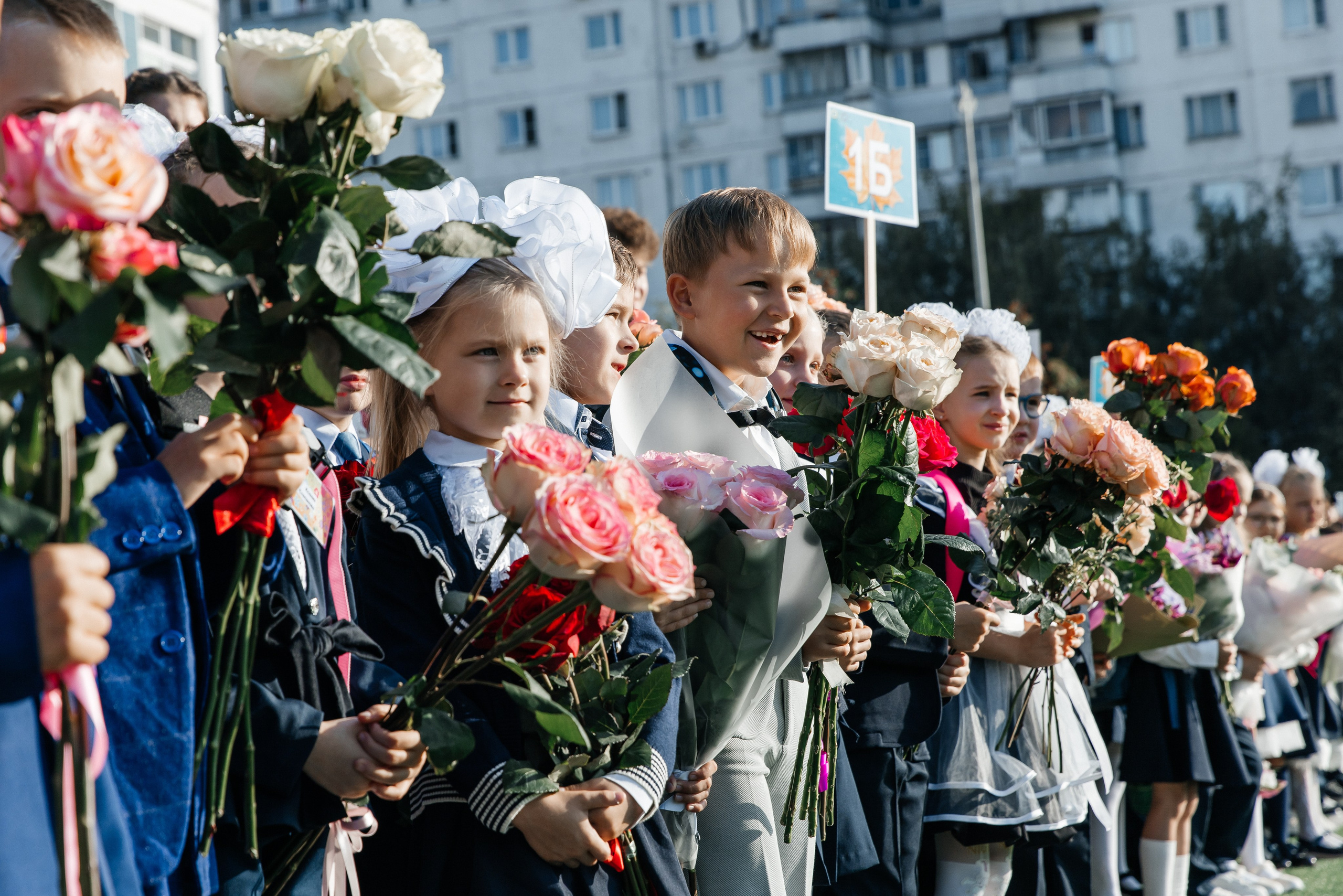 1 сентября 1 класс. Фотограф Москва Шептаев Артём