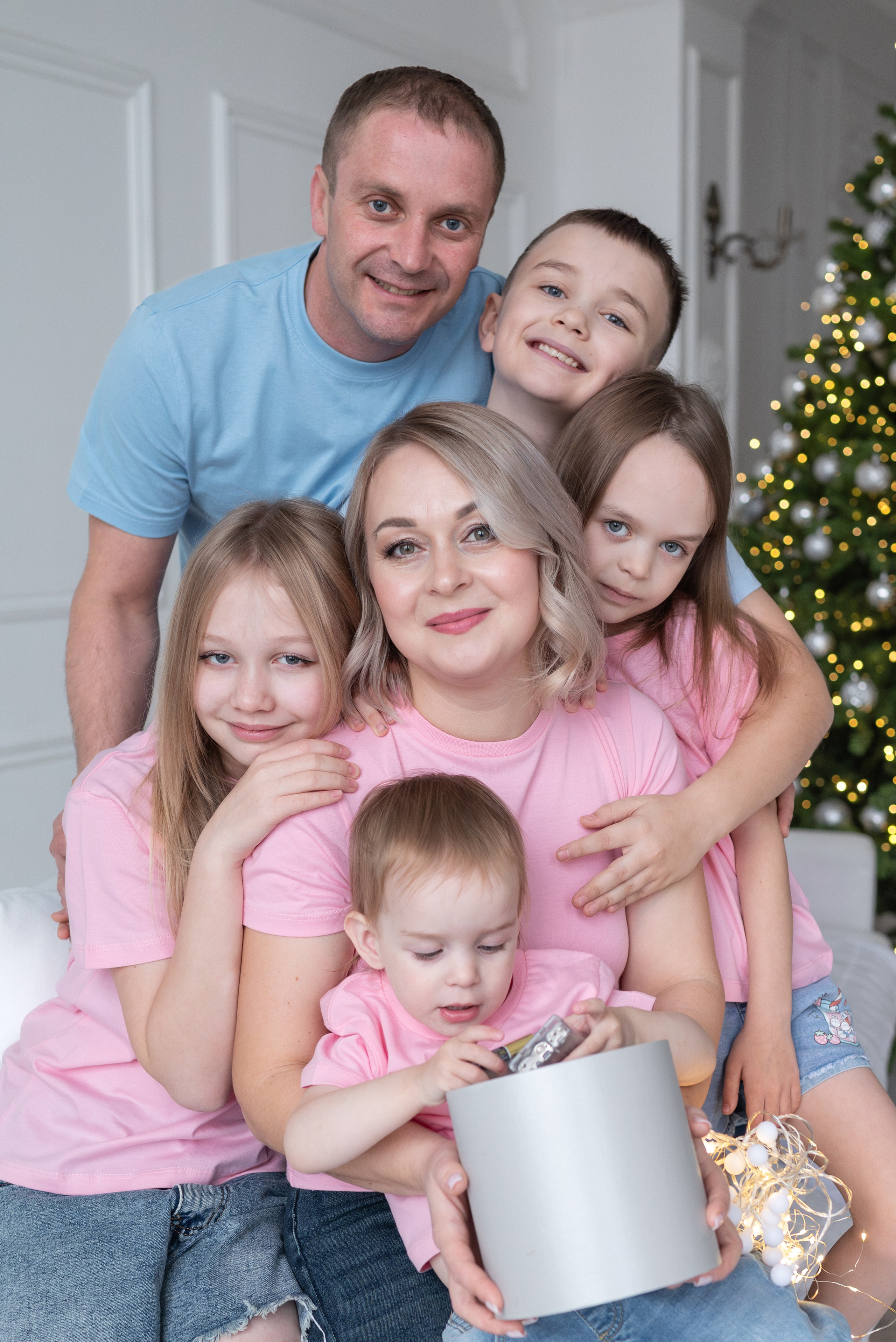 Новый год Большая семья. Светлана Агалакова Фотограф