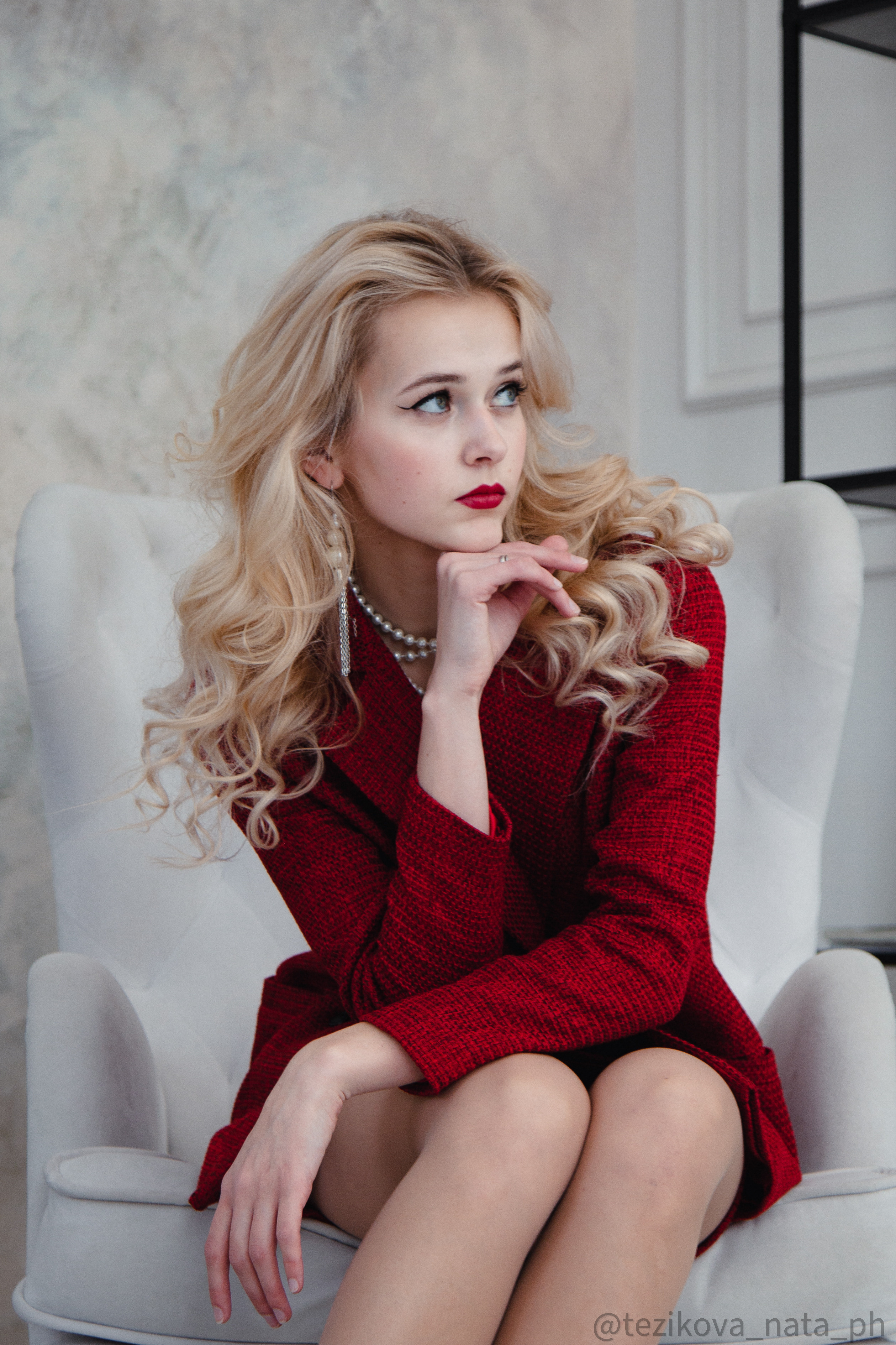 Lady in red. Портретный фотограф Ната Тезикова. Санкт-Петербург