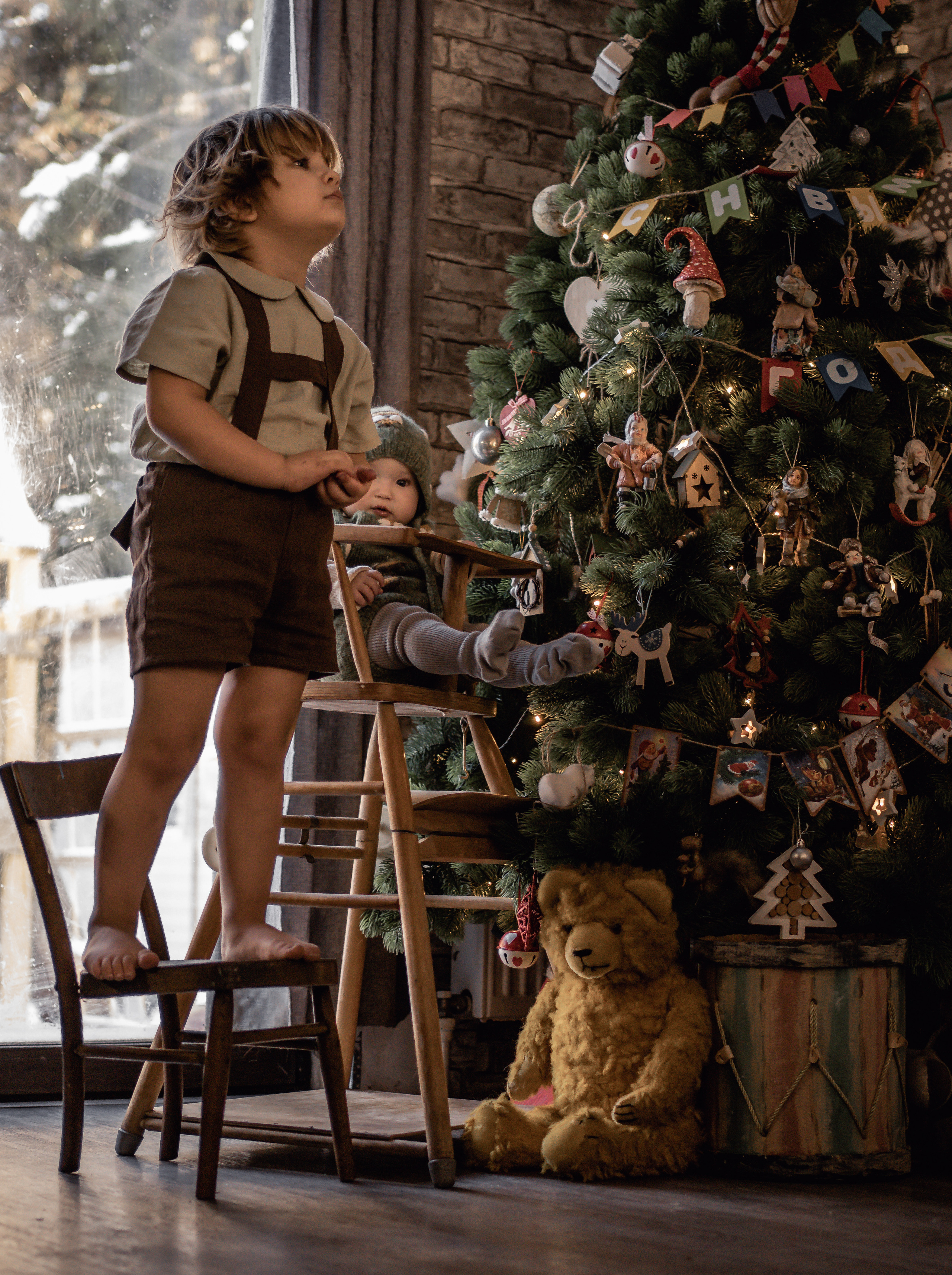 Новый Год. Савелий и Марфа. Семейный фотограф Ефремова Виктория
