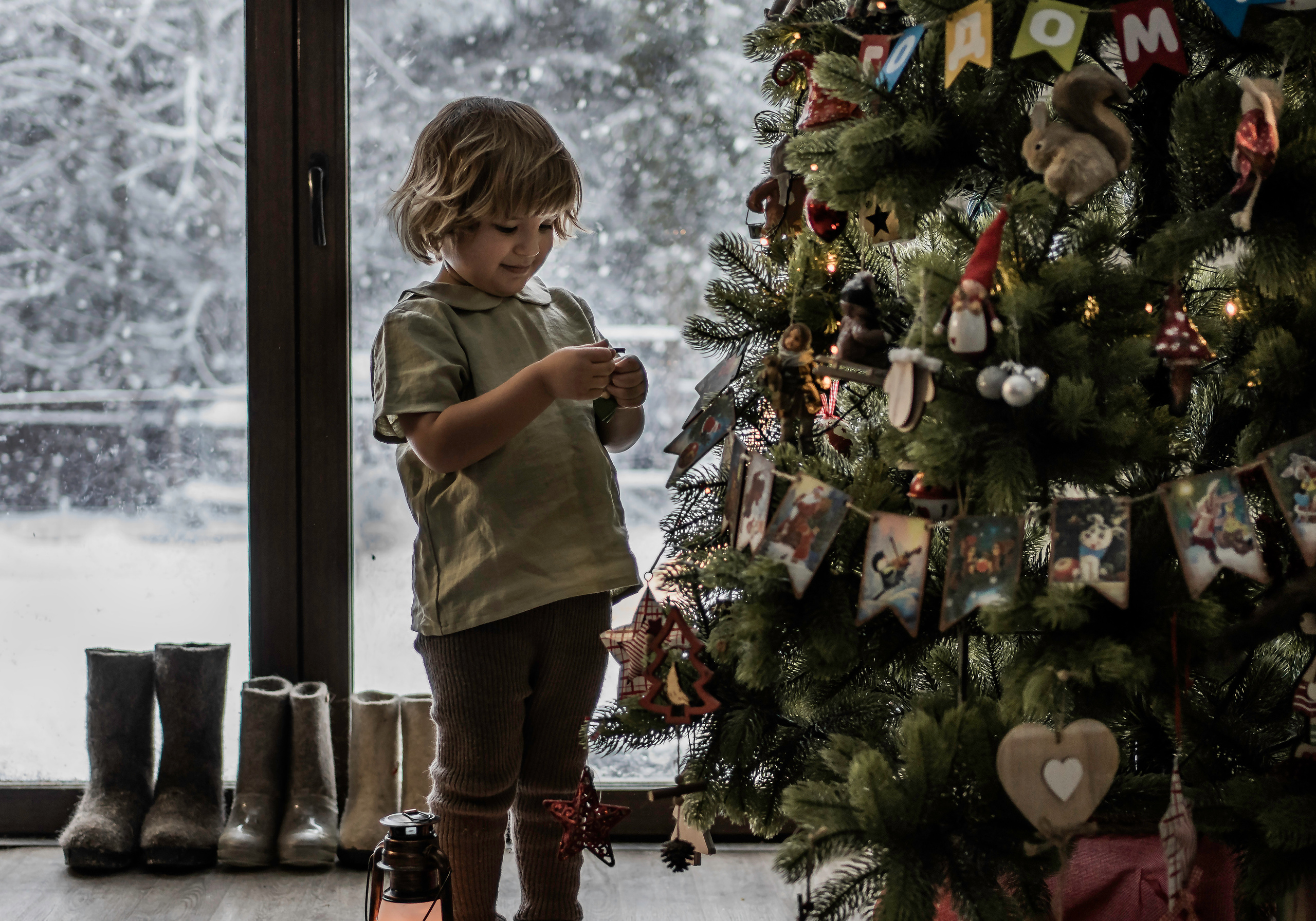 Новый Год. Савелий и Марфа. Семейный фотограф Ефремова Виктория