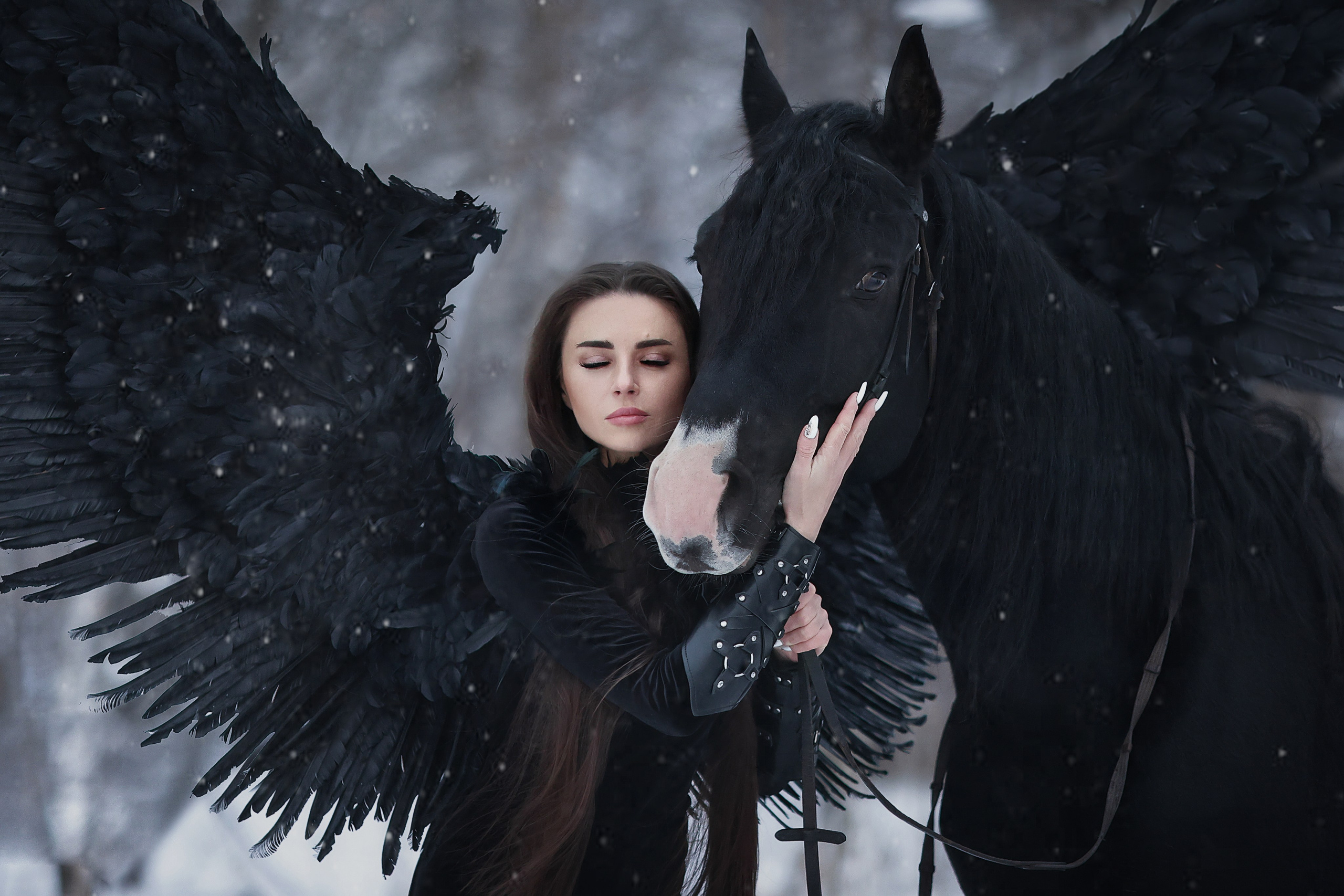 С конем. Сказочный фотограф фотопроекты фототуры в Новосибирске и на Алтае