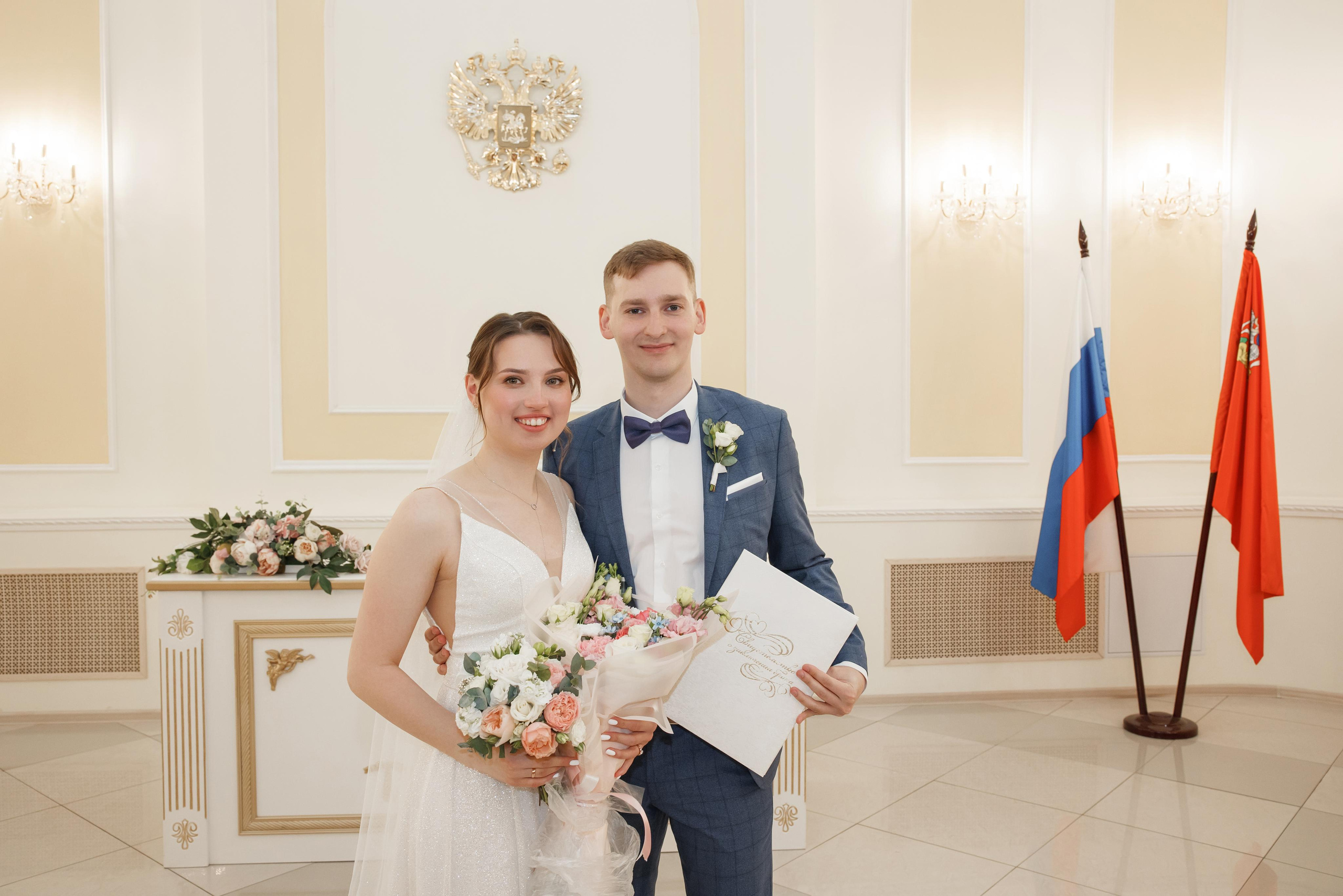 Надежда и Никита, ЗАГС г. Королев, фотостудия SpaceNoirArt. Свадебный и репортажный фотограф (Москва, Королев и другие)