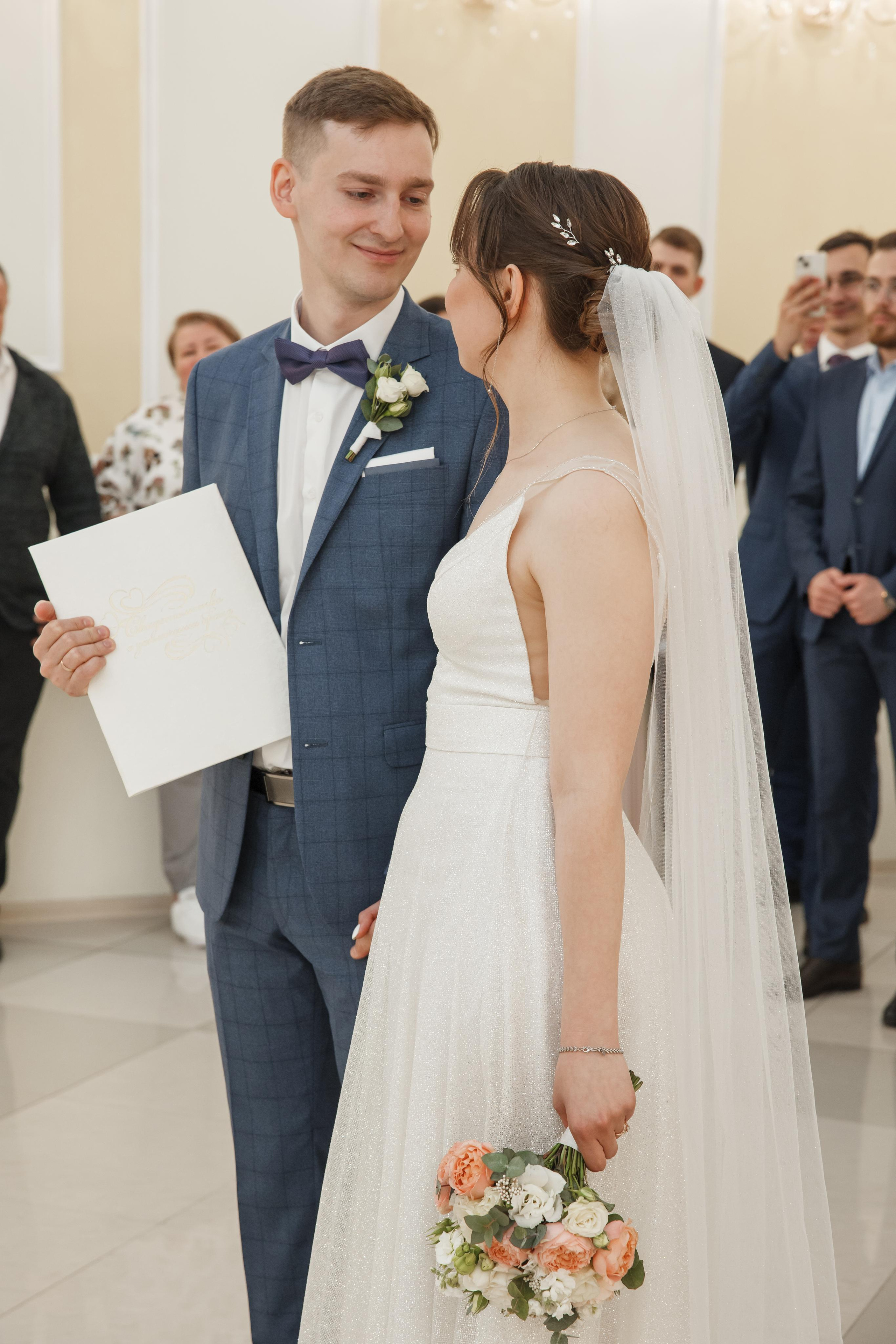 Надежда и Никита, ЗАГС г. Королев, фотостудия SpaceNoirArt. Свадебный и репортажный фотограф (Москва, Королев и другие)