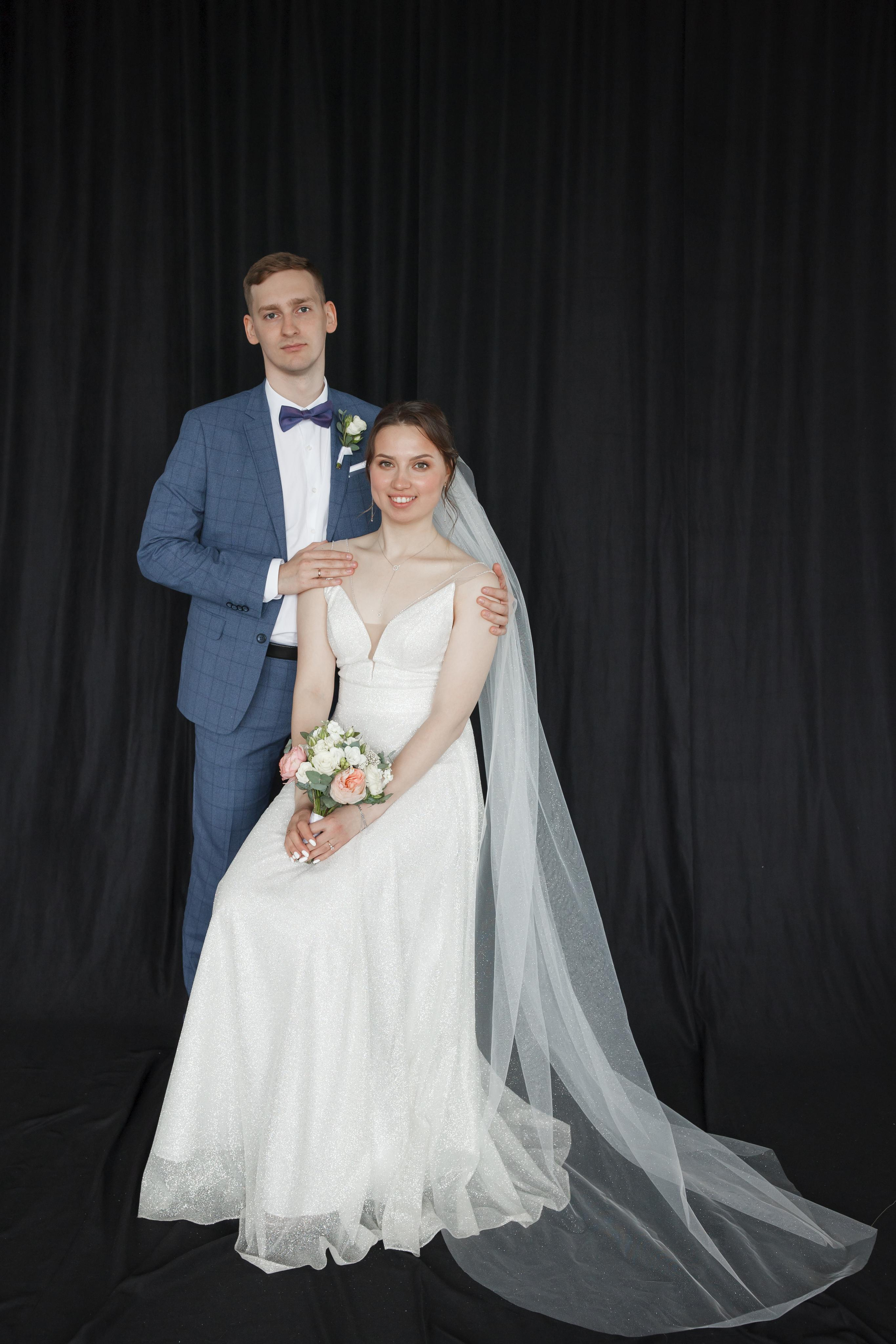 Надежда и Никита, ЗАГС г. Королев, фотостудия SpaceNoirArt. Свадебный и репортажный фотограф (Москва, Королев и другие)