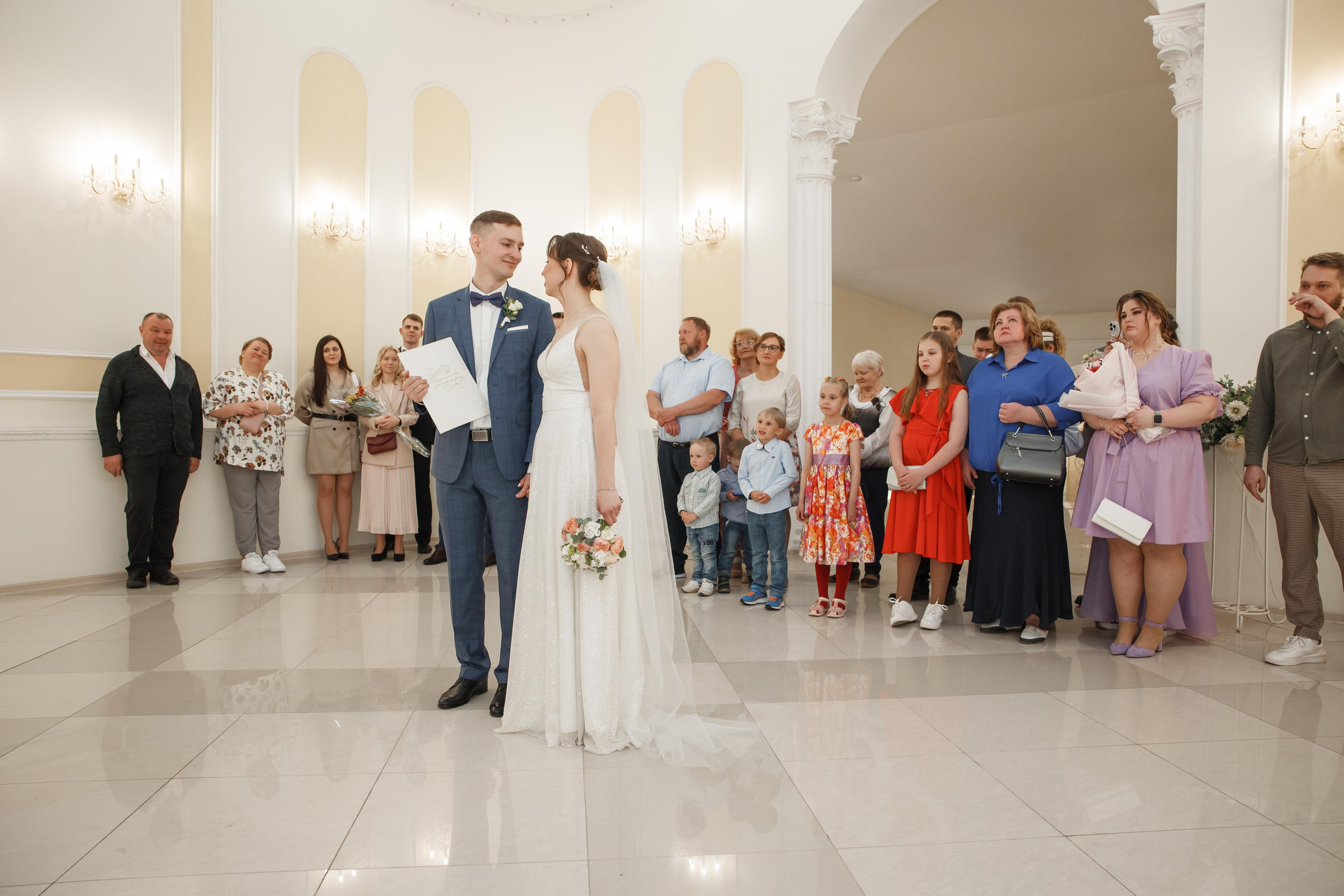 Надежда и Никита, ЗАГС г. Королев, фотостудия SpaceNoirArt. Свадебный и репортажный фотограф (Москва, Королев и другие)