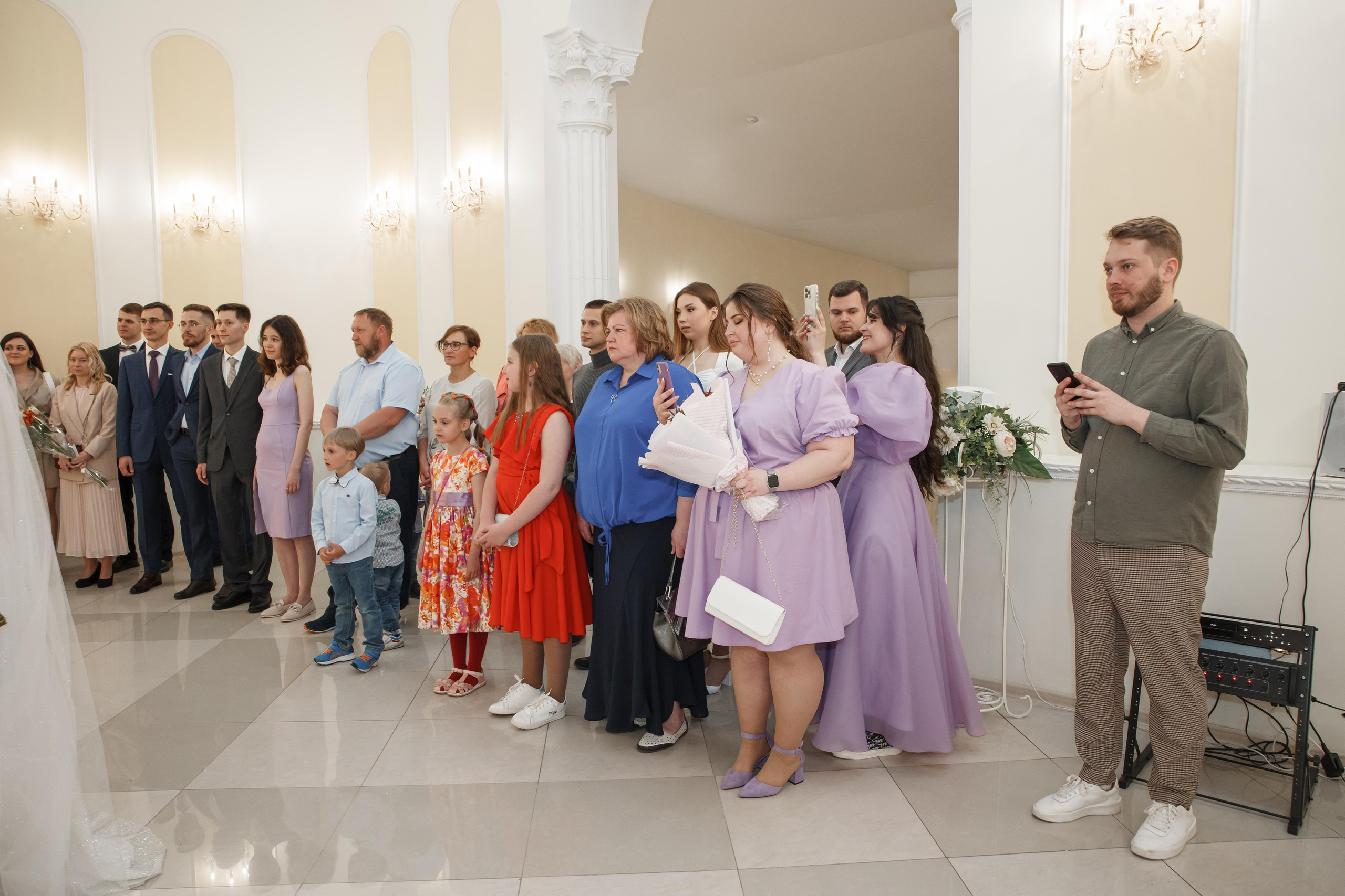 Надежда и Никита, ЗАГС г. Королев, фотостудия SpaceNoirArt. Свадебный и репортажный фотограф (Москва, Королев и другие)