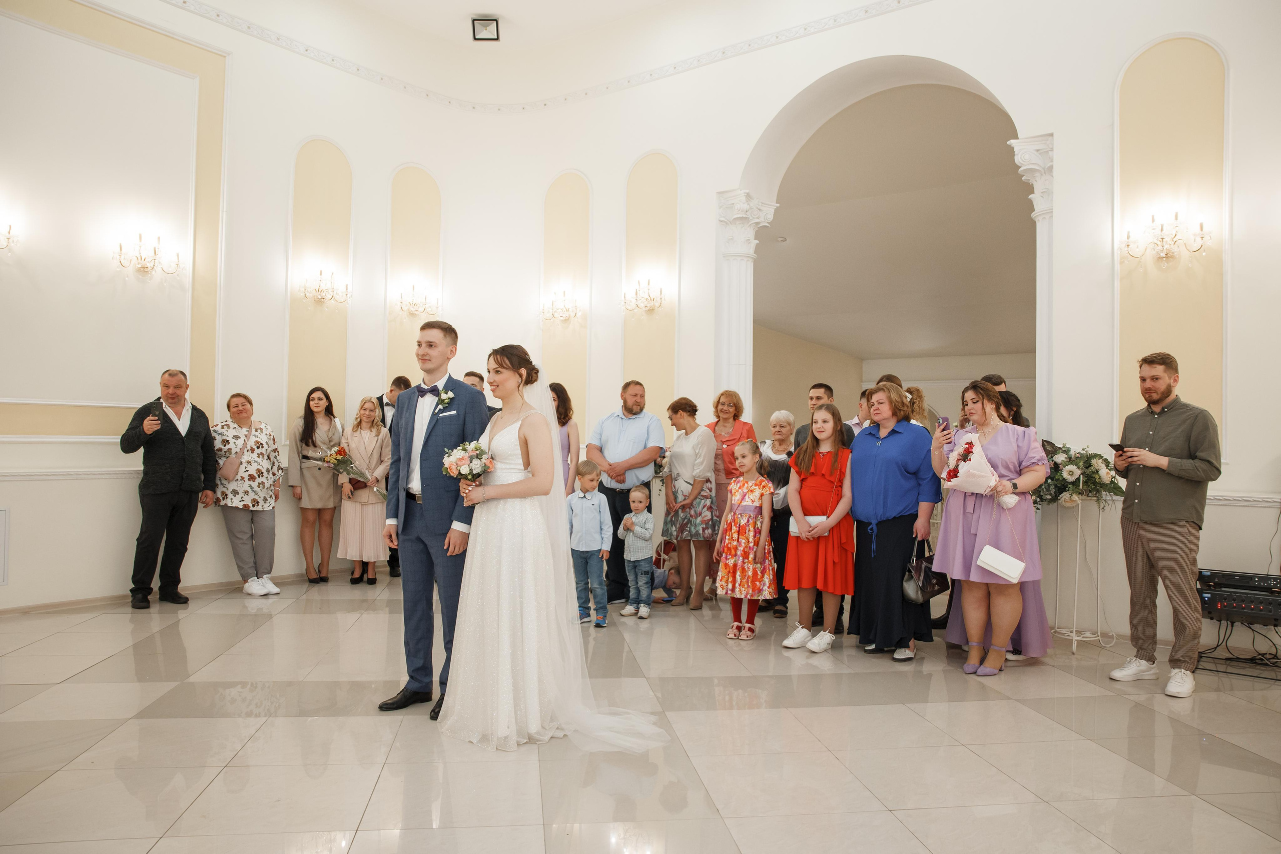 Надежда и Никита, ЗАГС г. Королев, фотостудия SpaceNoirArt. Свадебный и репортажный фотограф (Москва, Королев и другие)