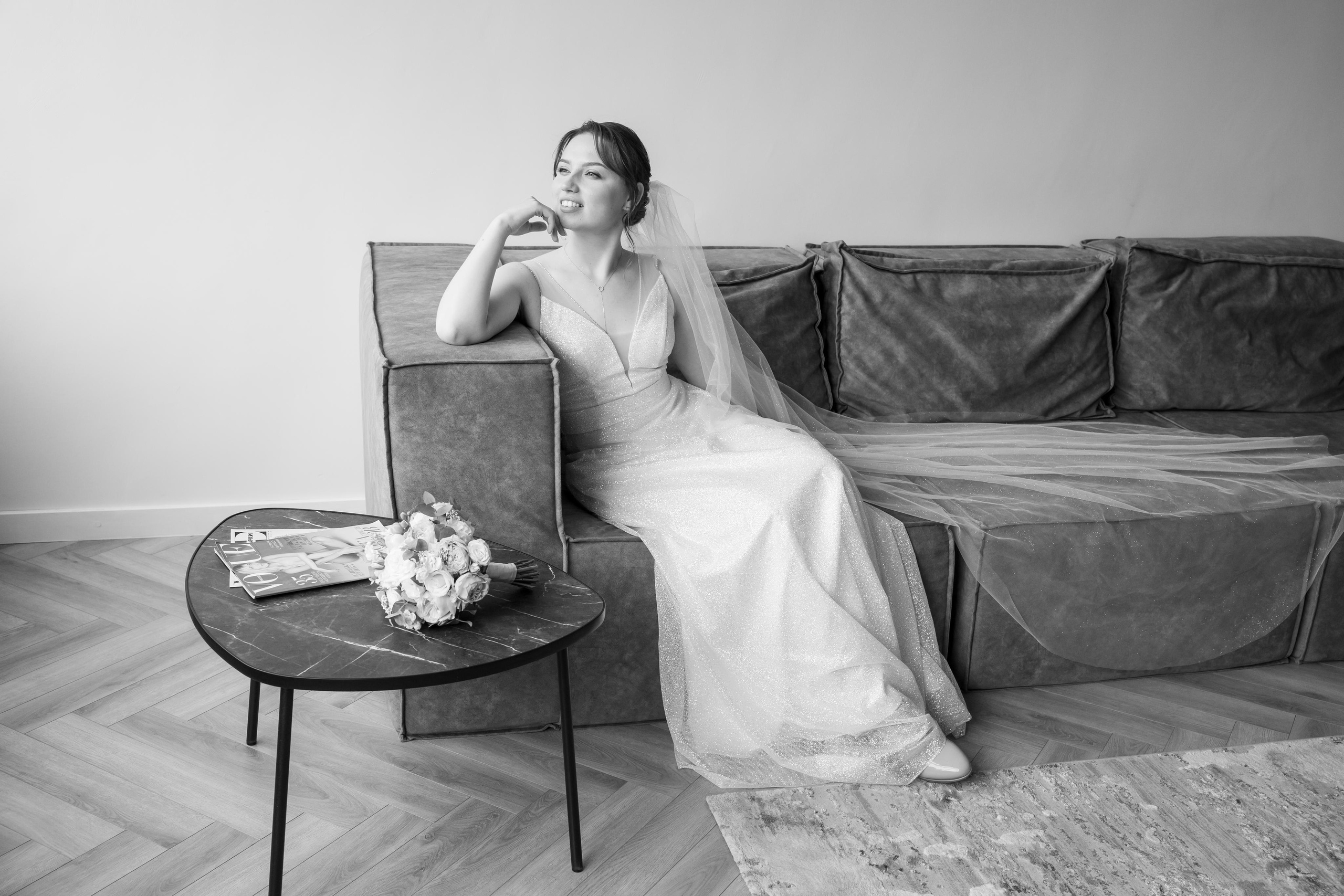 Надежда и Никита, ЗАГС г. Королев, фотостудия SpaceNoirArt. Свадебный и репортажный фотограф (Москва, Королев и другие)