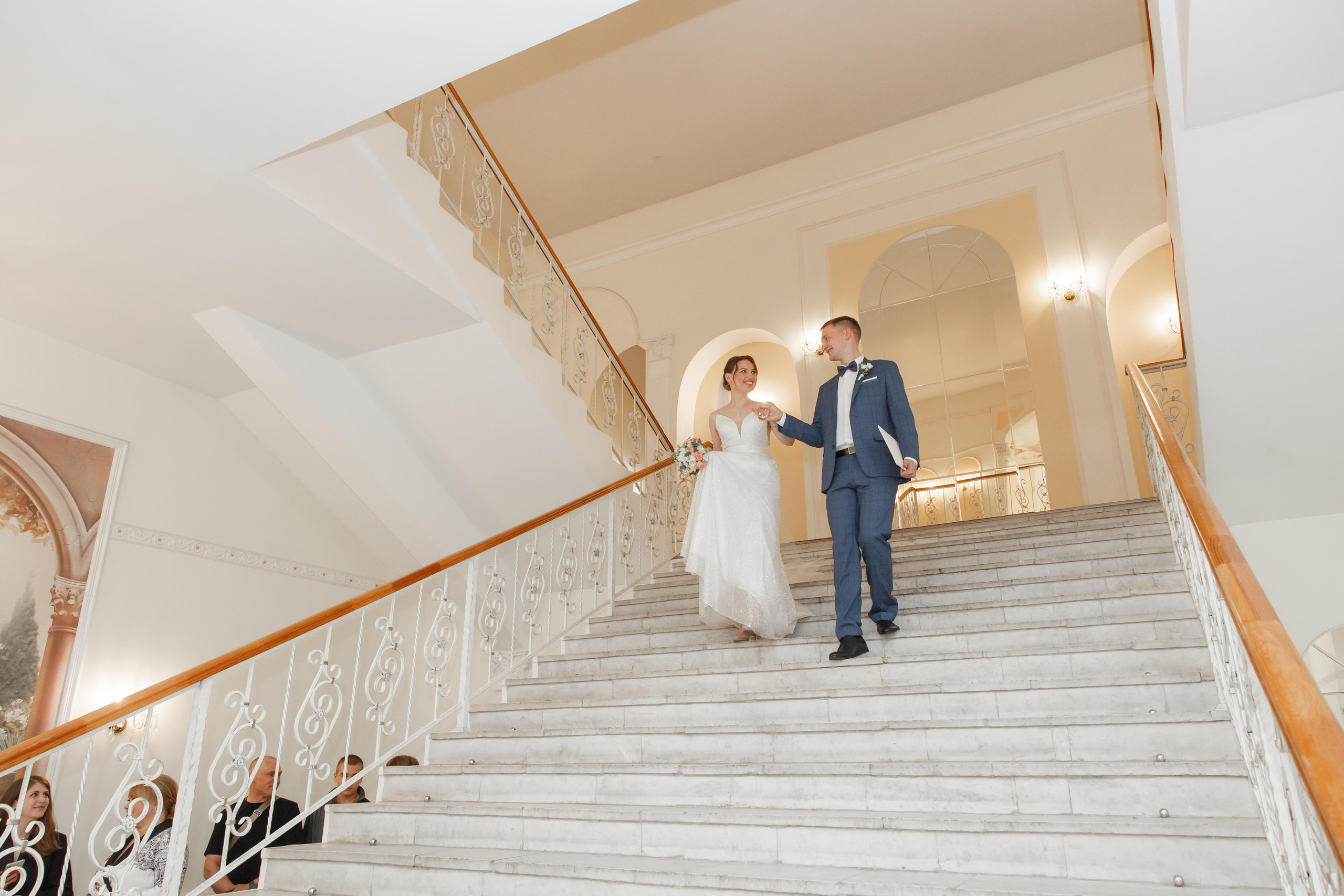 Надежда и Никита, ЗАГС г. Королев, фотостудия SpaceNoirArt. Свадебный и репортажный фотограф (Москва, Королев и другие)