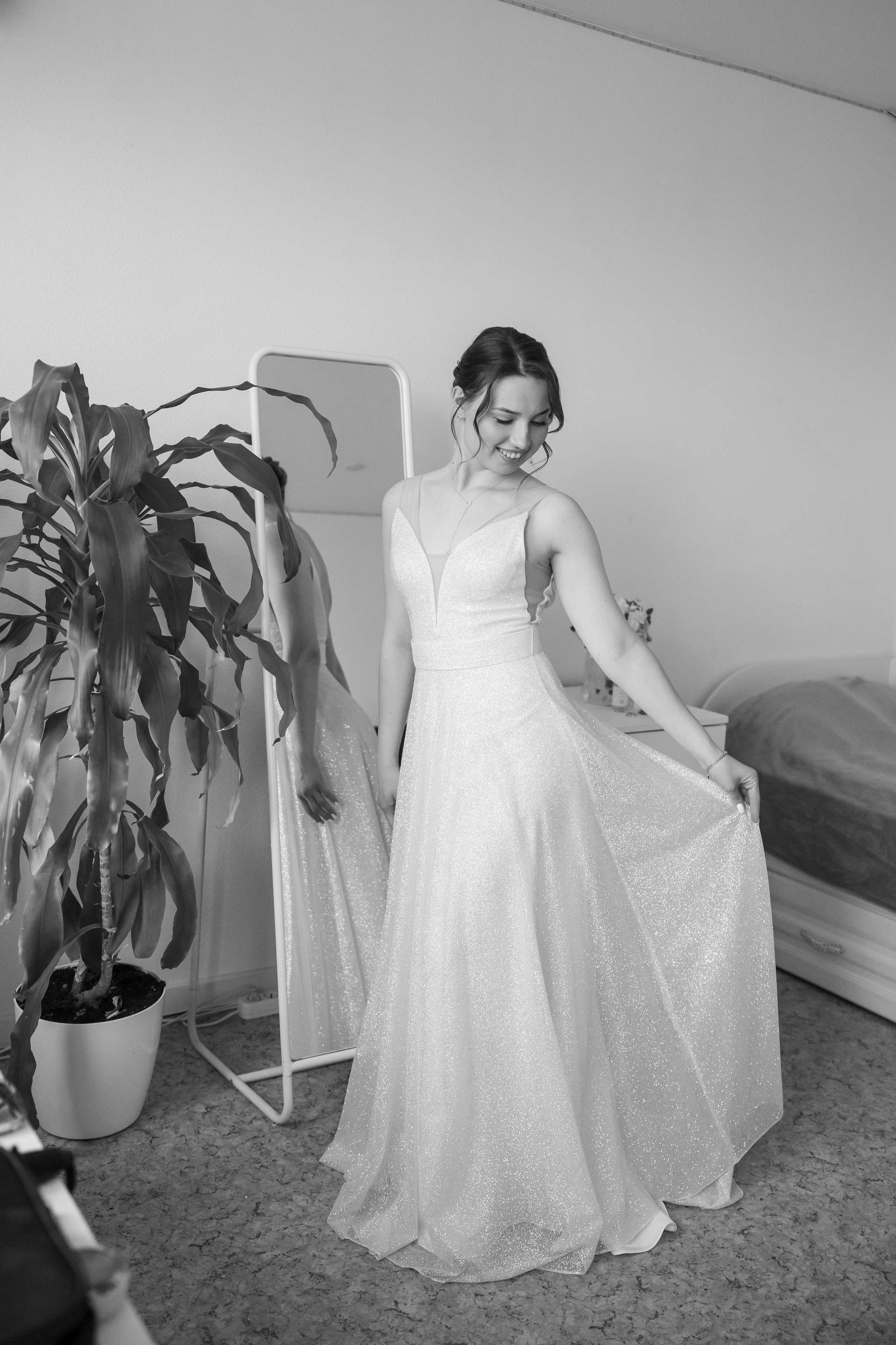 Надежда и Никита, ЗАГС г. Королев, фотостудия SpaceNoirArt. Свадебный и репортажный фотограф (Москва, Королев и другие)