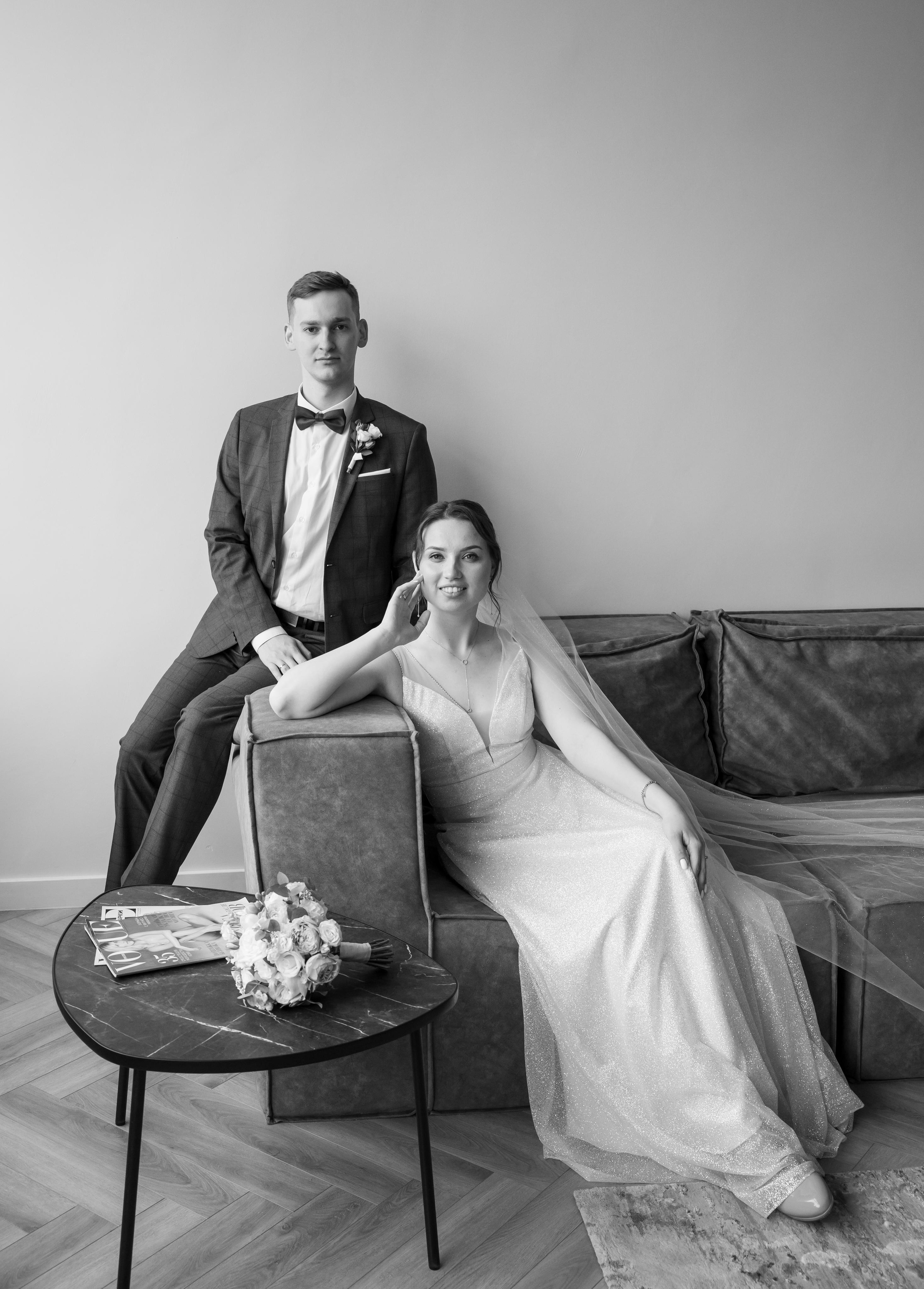 Надежда и Никита, ЗАГС г. Королев, фотостудия SpaceNoirArt. Свадебный и репортажный фотограф (Москва, Королев и другие)