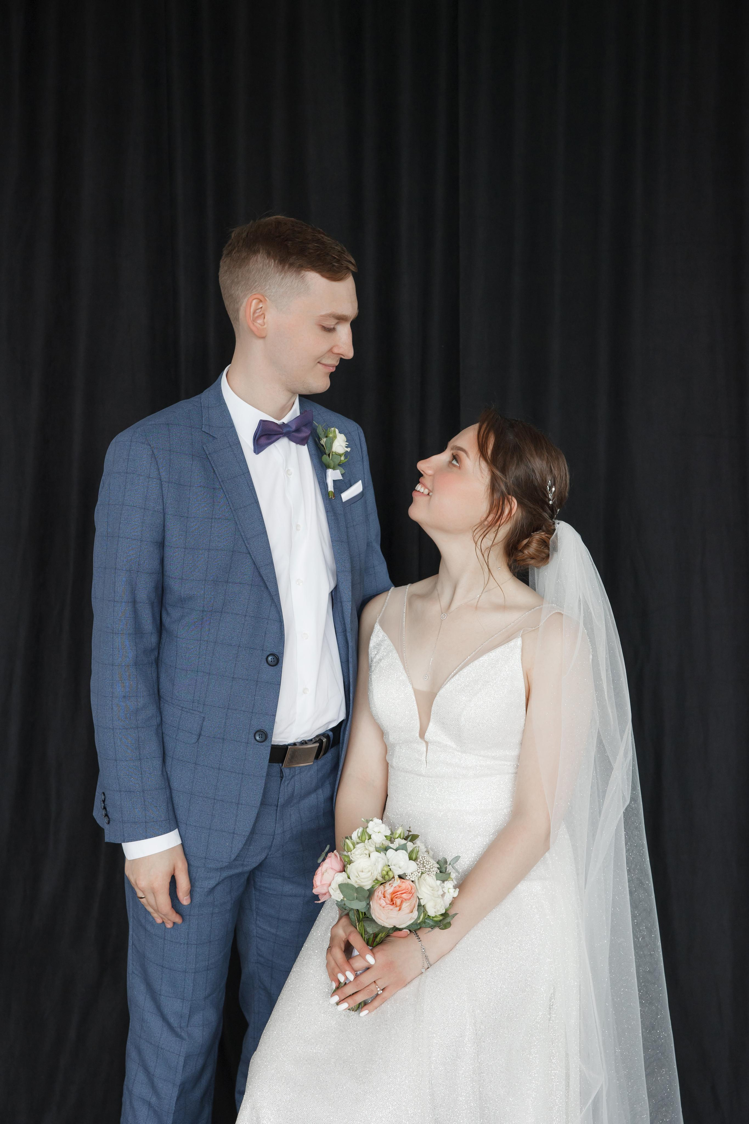 Надежда и Никита, ЗАГС г. Королев, фотостудия SpaceNoirArt. Свадебный и репортажный фотограф (Москва, Королев и другие)