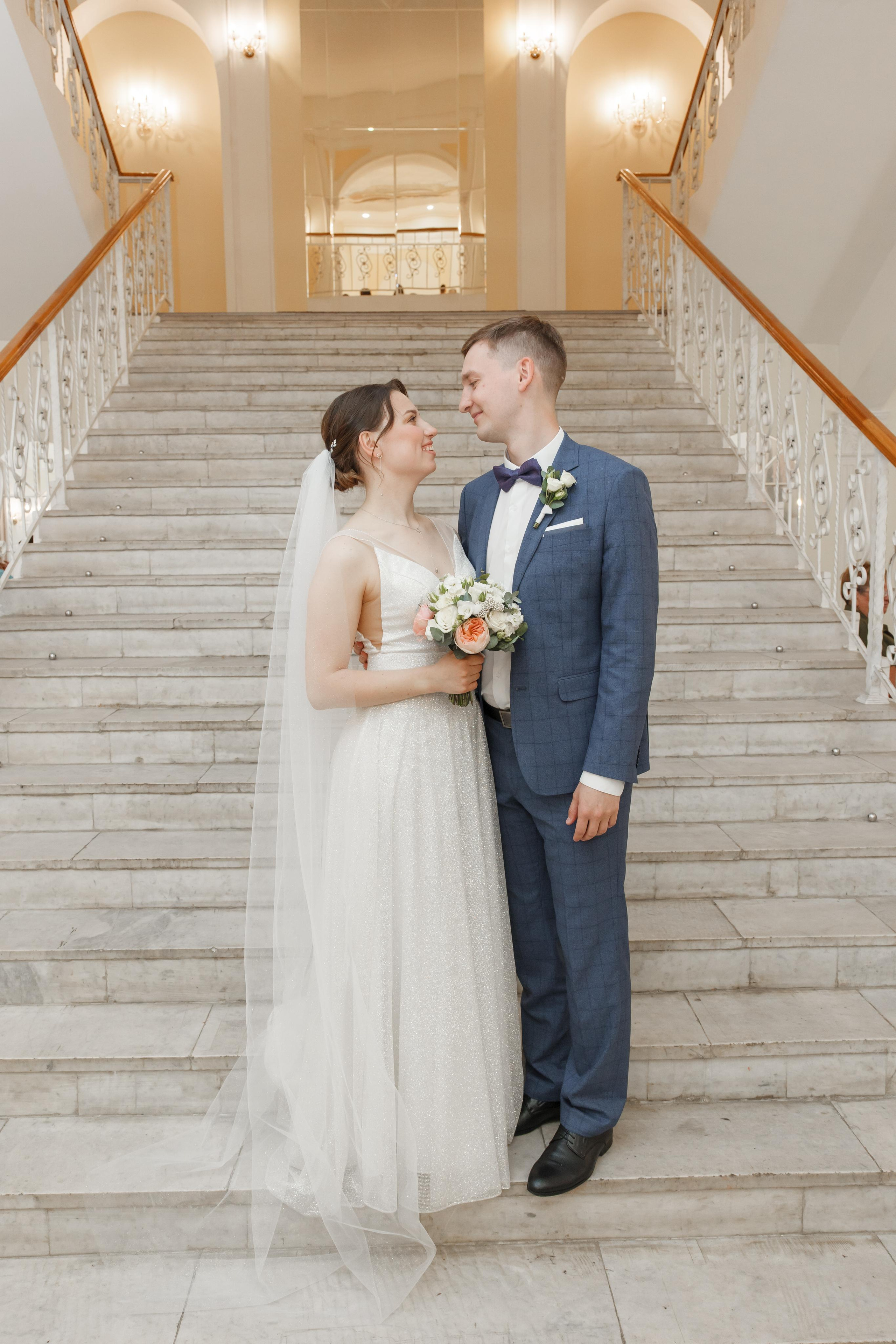 Надежда и Никита, ЗАГС г. Королев, фотостудия SpaceNoirArt. Свадебный и репортажный фотограф (Москва, Королев и другие)