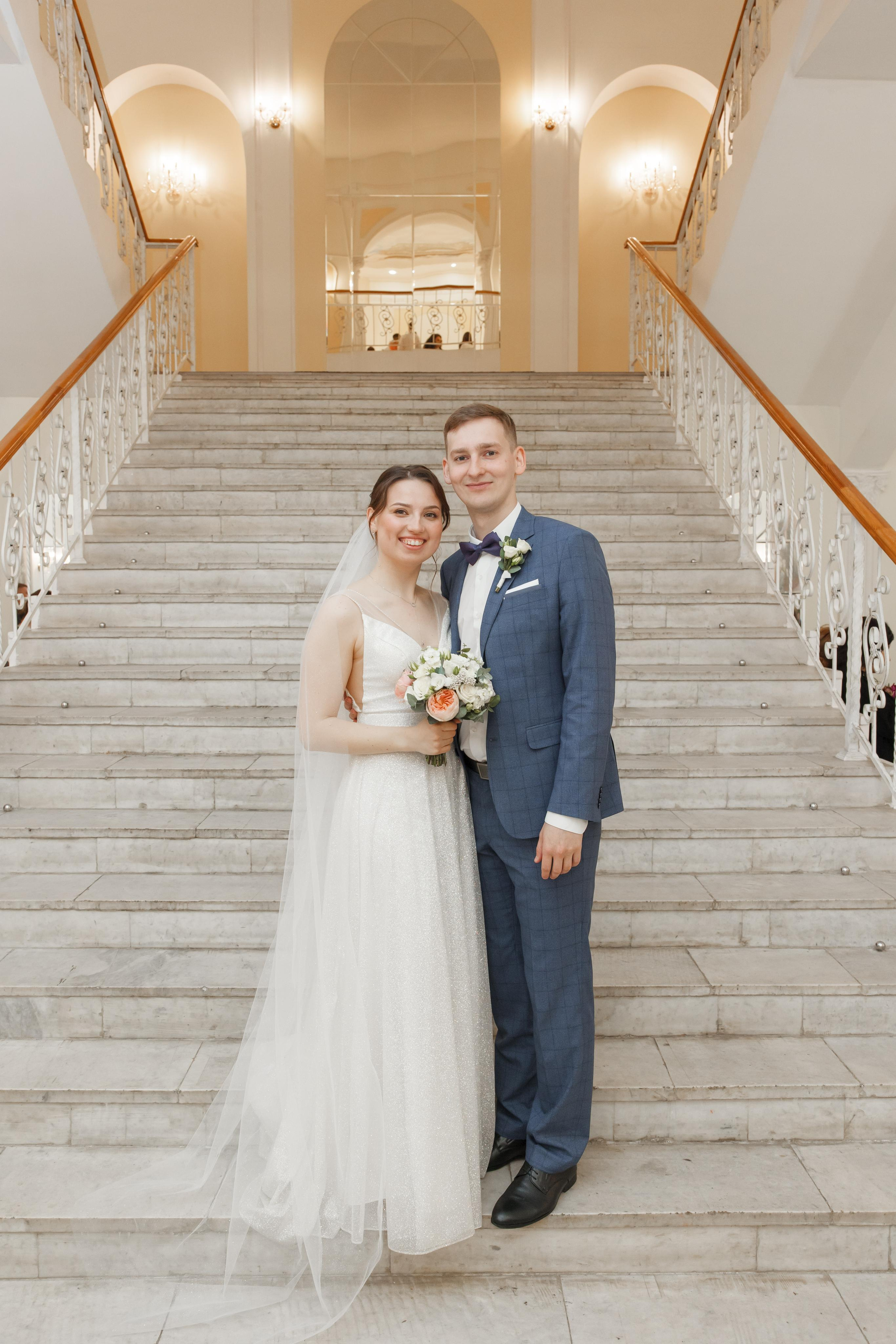 Надежда и Никита, ЗАГС г. Королев, фотостудия SpaceNoirArt. Свадебный и репортажный фотограф (Москва, Королев и другие)