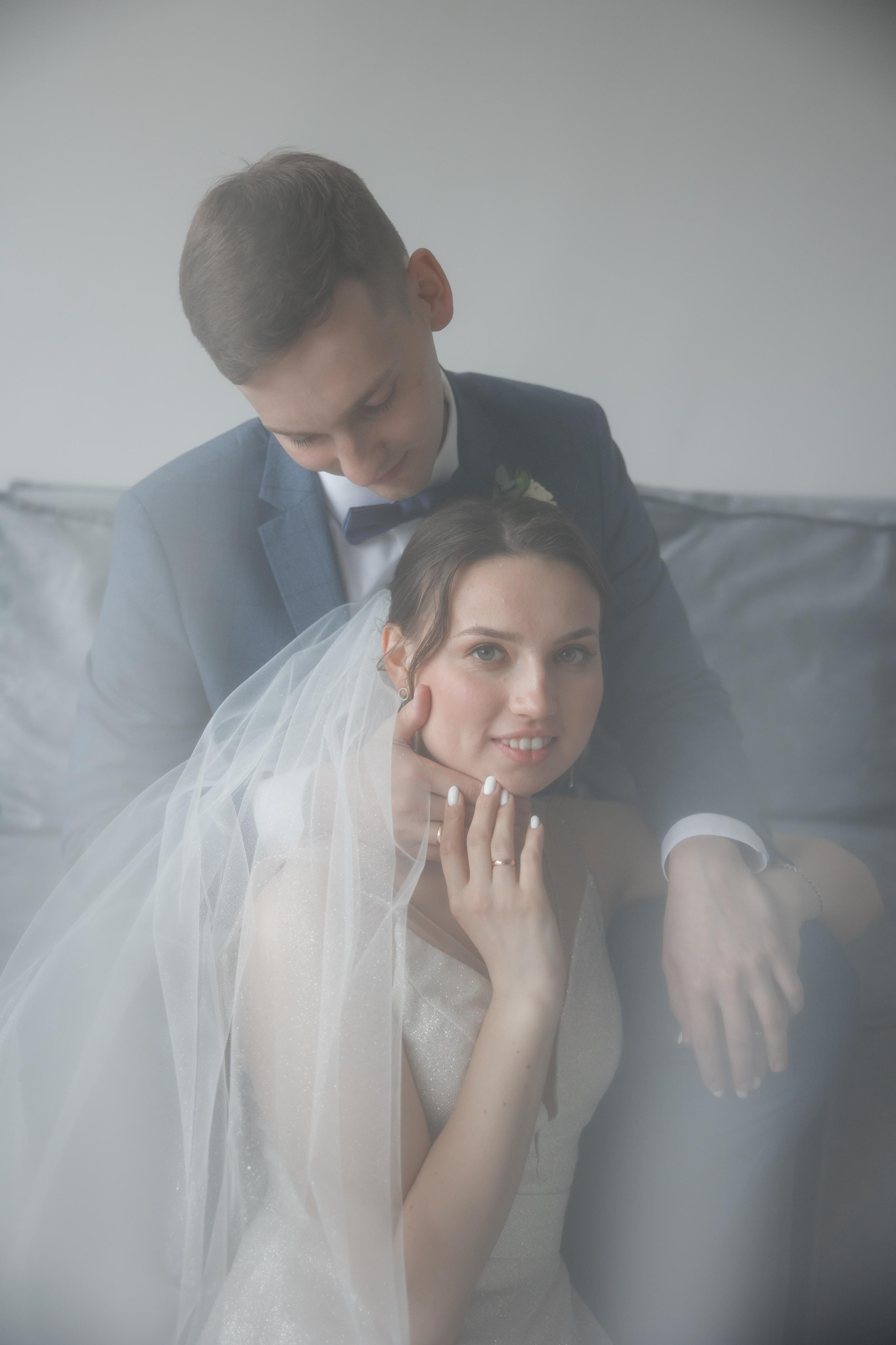 Надежда и Никита, ЗАГС г. Королев, фотостудия SpaceNoirArt. Свадебный и репортажный фотограф (Москва, Королев и другие)