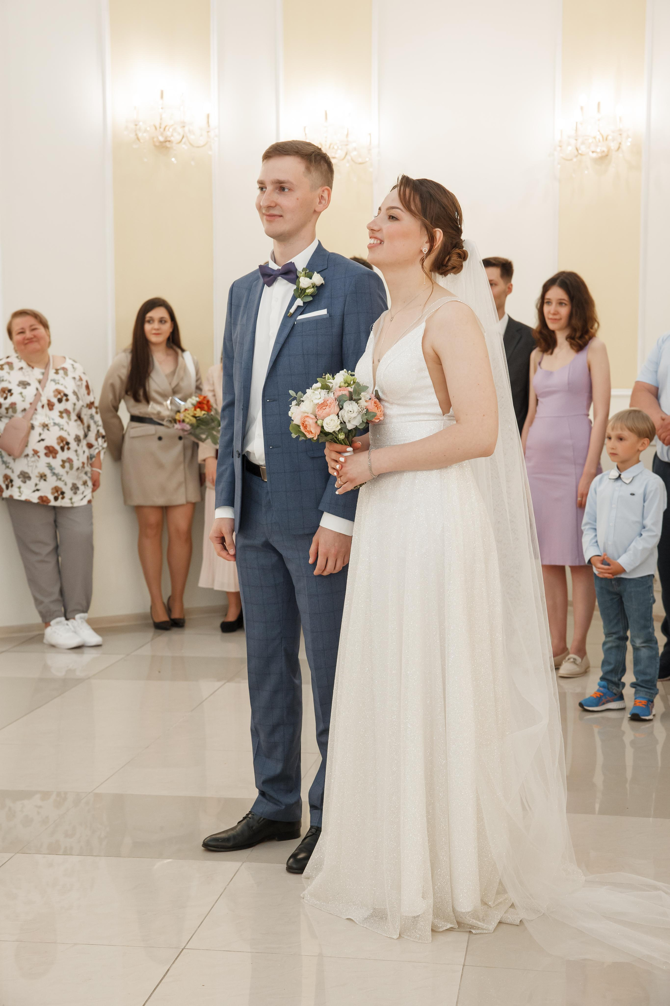 Надежда и Никита, ЗАГС г. Королев, фотостудия SpaceNoirArt. Свадебный и репортажный фотограф (Москва, Королев и другие)