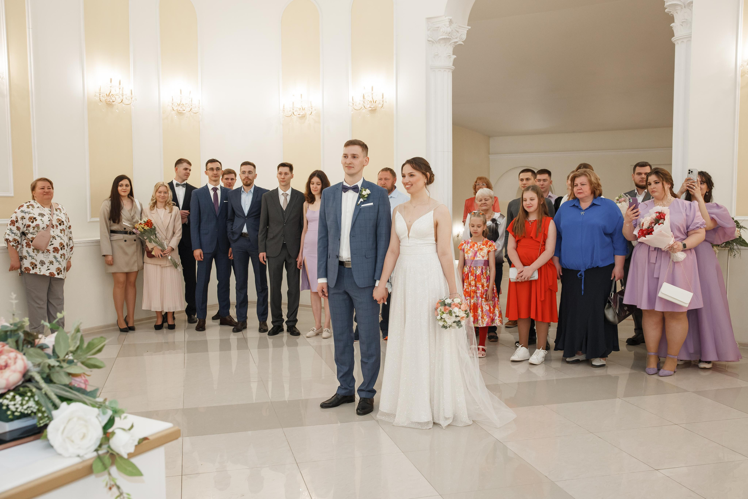 Надежда и Никита, ЗАГС г. Королев, фотостудия SpaceNoirArt. Свадебный и репортажный фотограф (Москва, Королев и другие)