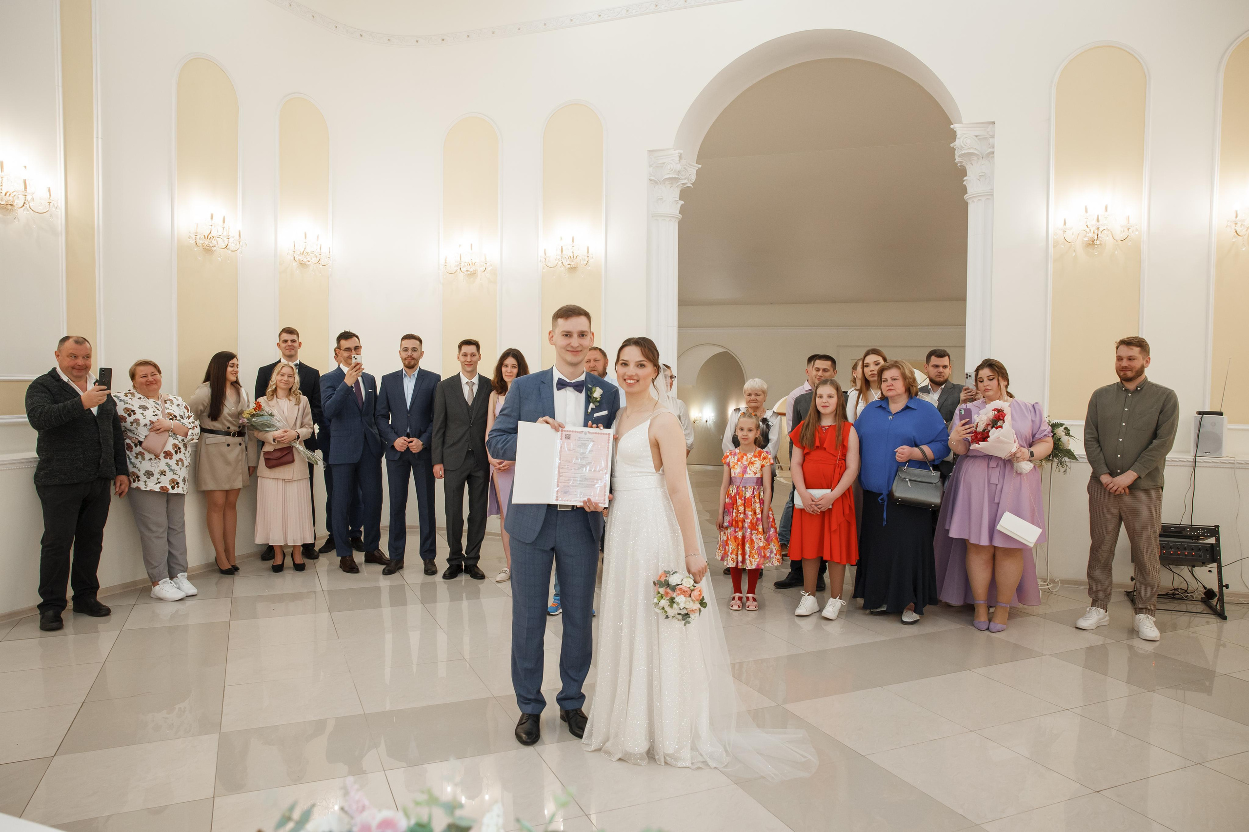 Надежда и Никита, ЗАГС г. Королев, фотостудия SpaceNoirArt. Свадебный и репортажный фотограф (Москва, Королев и другие)