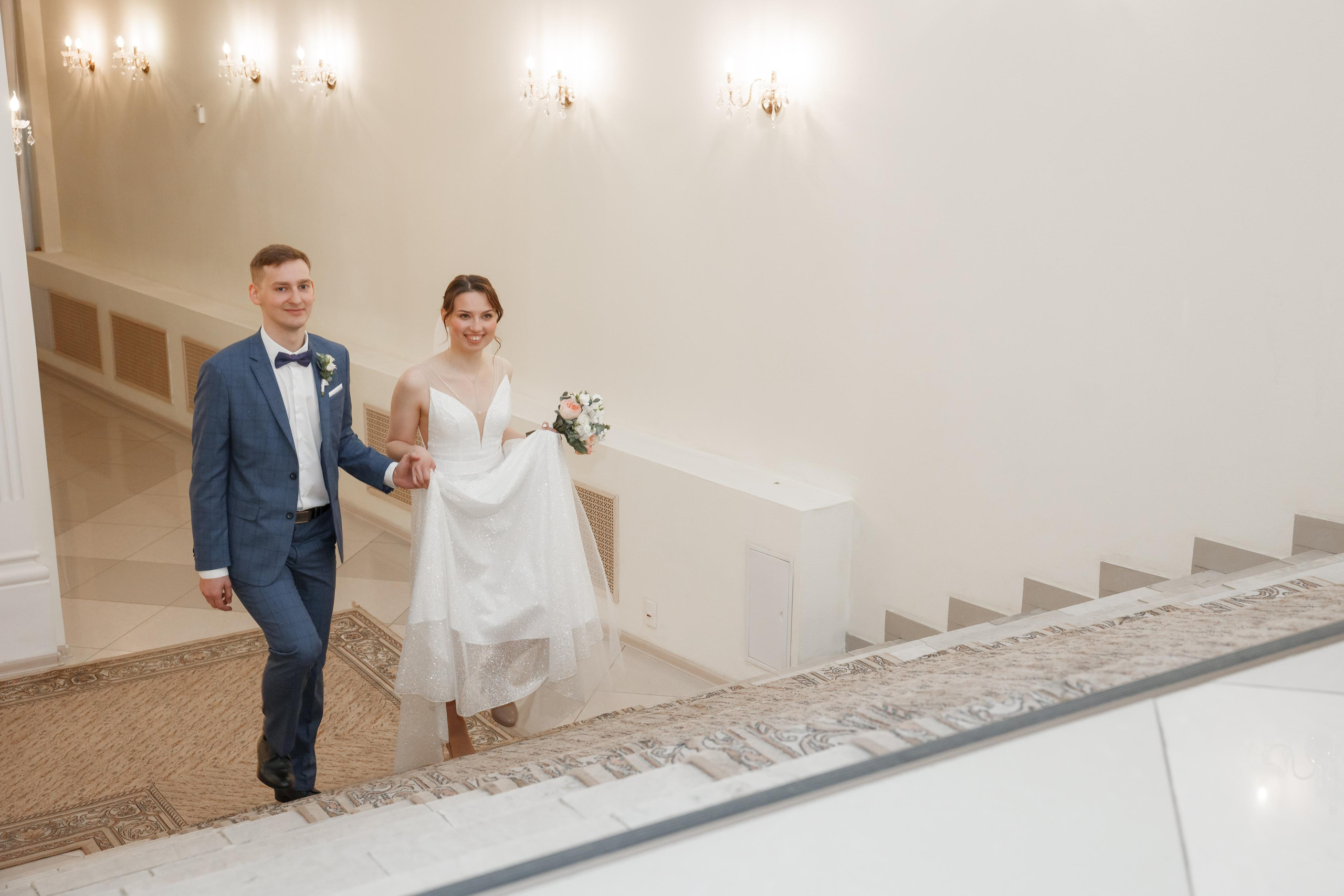 Надежда и Никита, ЗАГС г. Королев, фотостудия SpaceNoirArt. Свадебный и репортажный фотограф (Москва, Королев и другие)