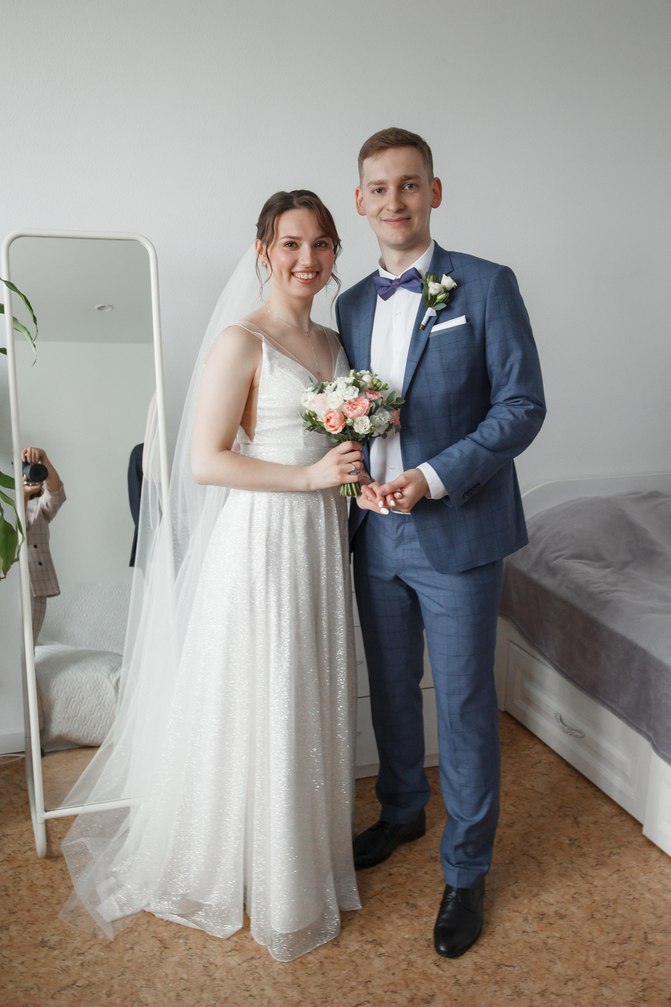 Надежда и Никита, ЗАГС г. Королев, фотостудия SpaceNoirArt. Свадебный и репортажный фотограф (Москва, Королев и другие)