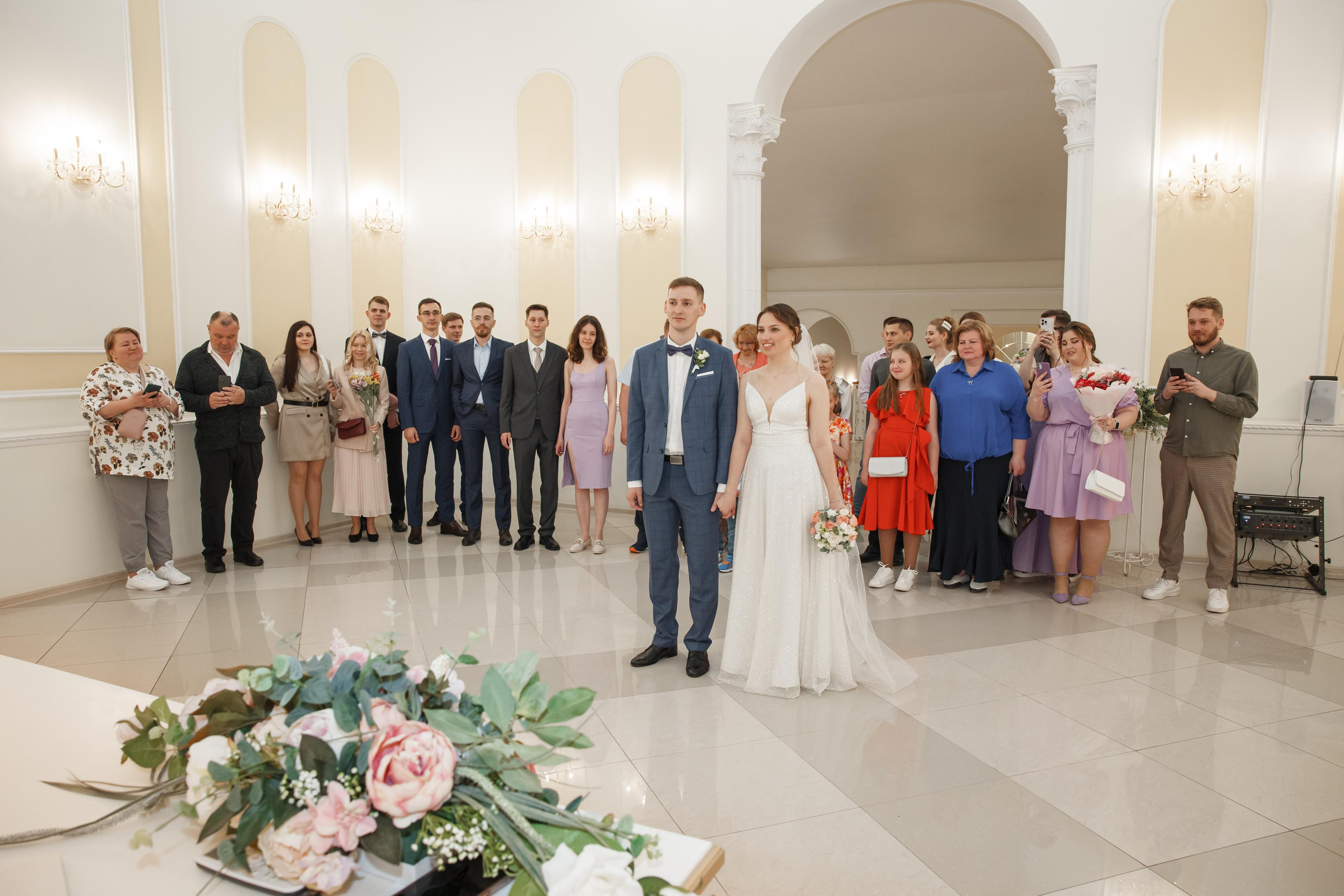 Надежда и Никита, ЗАГС г. Королев, фотостудия SpaceNoirArt. Свадебный и репортажный фотограф (Москва, Королев и другие)