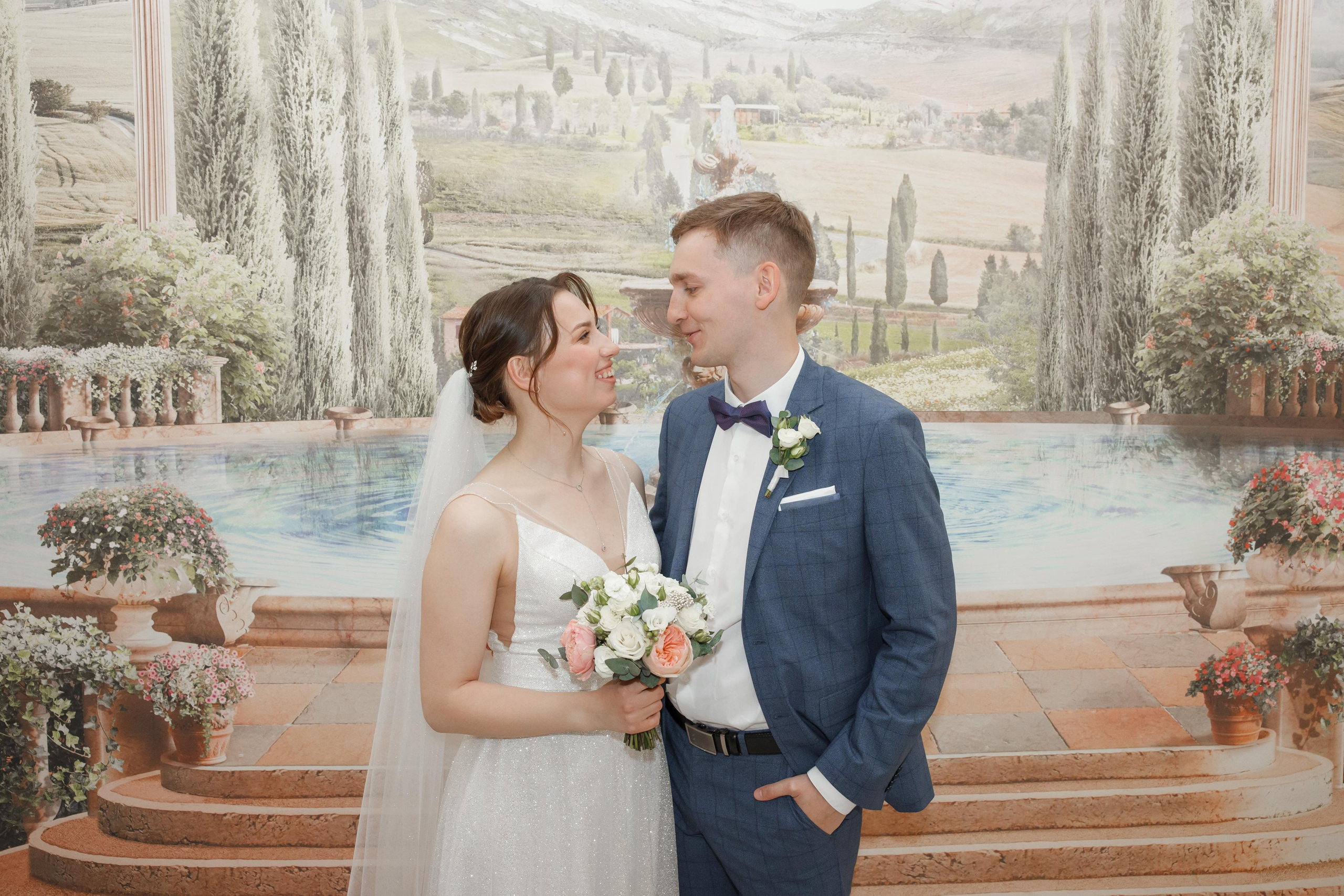 Надежда и Никита, ЗАГС г. Королев, фотостудия SpaceNoirArt. Свадебный и репортажный фотограф (Москва, Королев и другие)