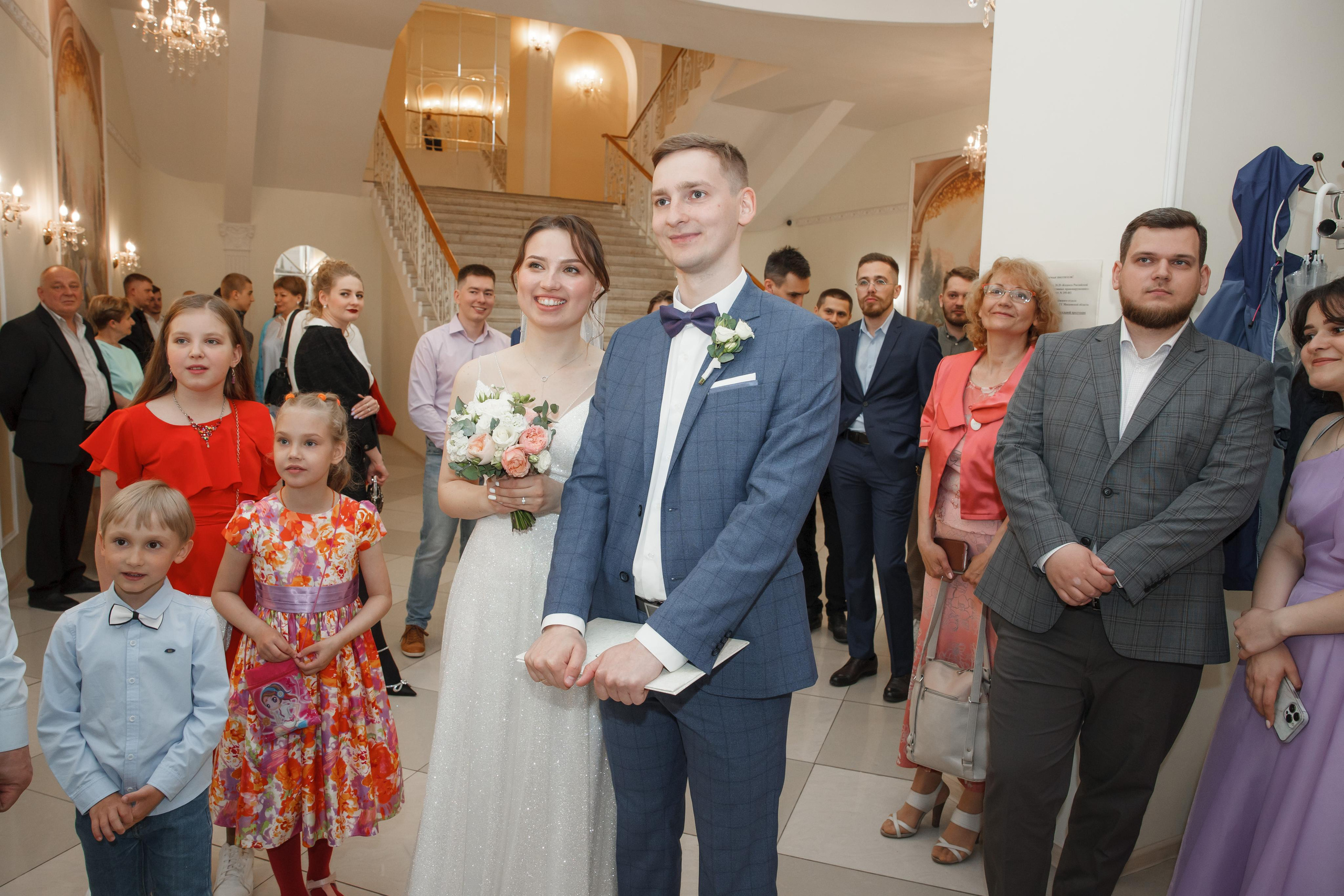 Надежда и Никита, ЗАГС г. Королев, фотостудия SpaceNoirArt. Свадебный и репортажный фотограф (Москва, Королев и другие)