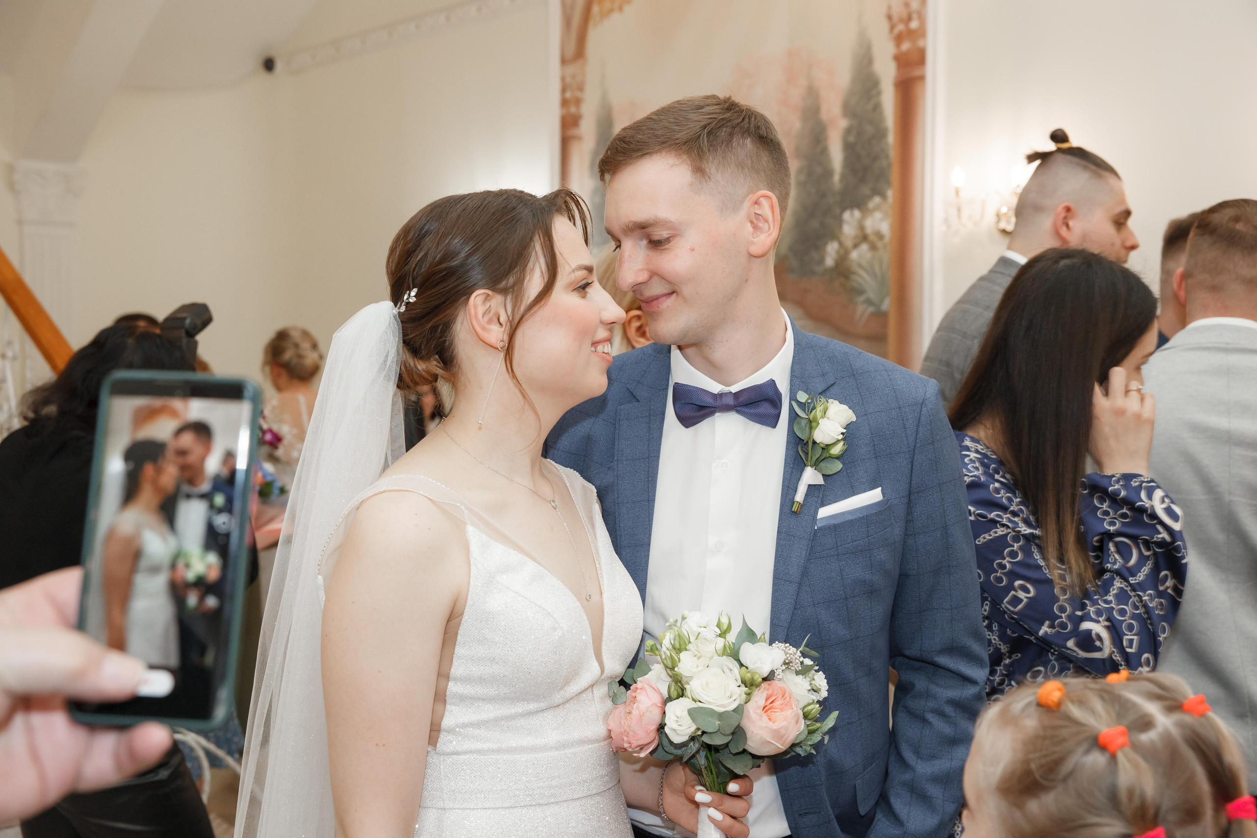 Надежда и Никита, ЗАГС г. Королев, фотостудия SpaceNoirArt. Свадебный и репортажный фотограф (Москва, Королев и другие)