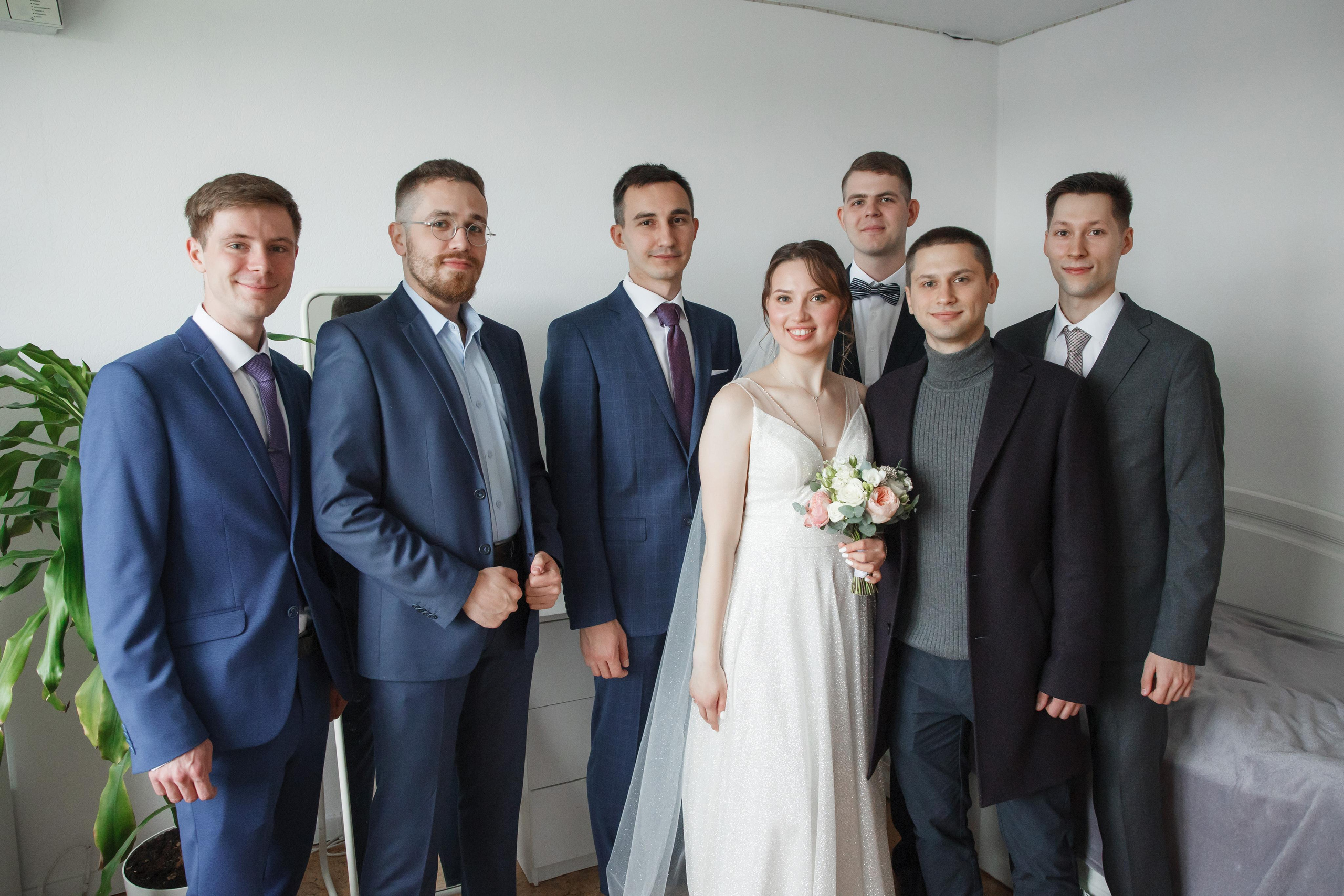 Надежда и Никита, ЗАГС г. Королев, фотостудия SpaceNoirArt. Свадебный и репортажный фотограф (Москва, Королев и другие)