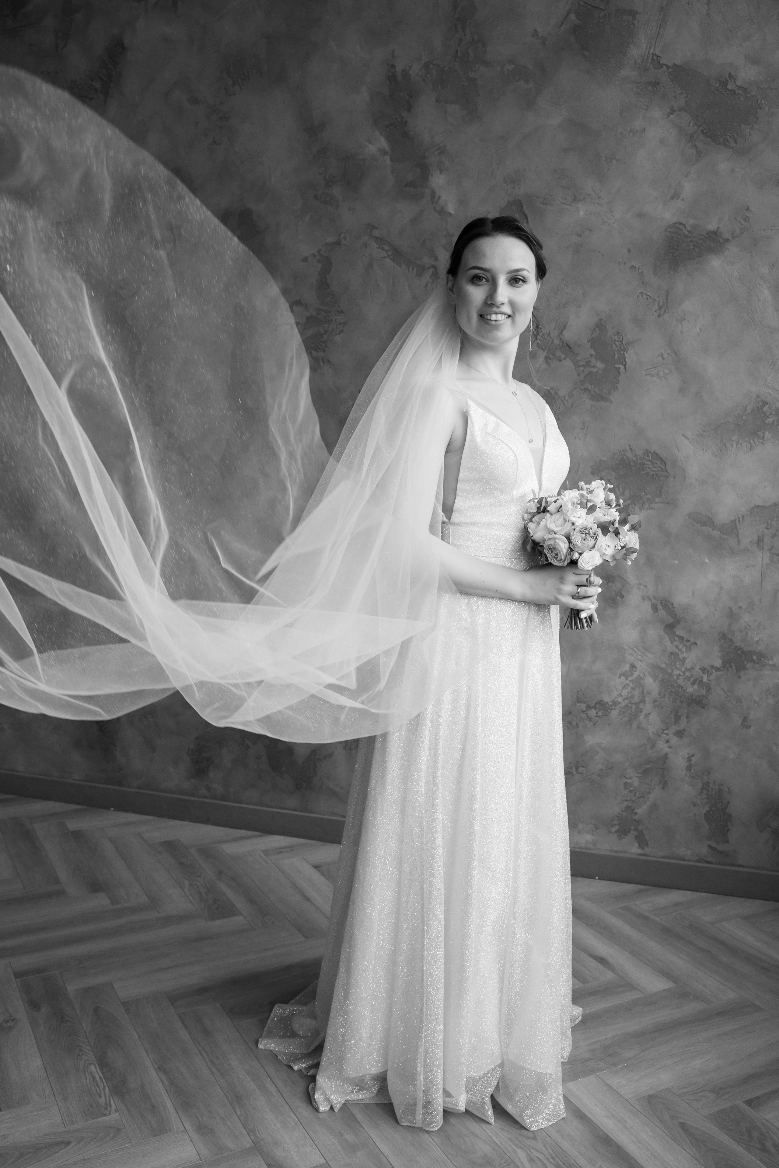 Надежда и Никита, ЗАГС г. Королев, фотостудия SpaceNoirArt. Свадебный и репортажный фотограф (Москва, Королев и другие)