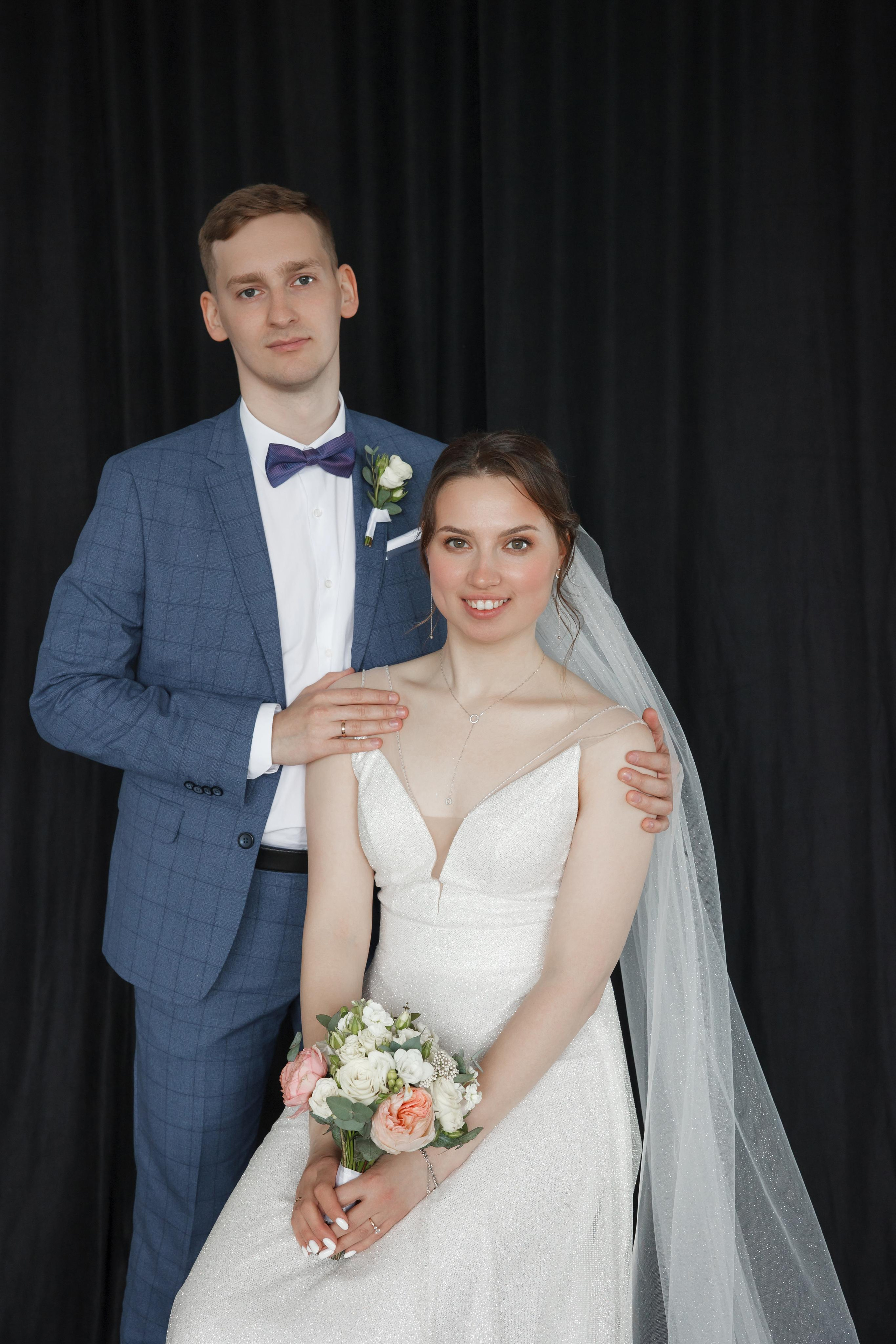 Надежда и Никита, ЗАГС г. Королев, фотостудия SpaceNoirArt. Свадебный и репортажный фотограф (Москва, Королев и другие)