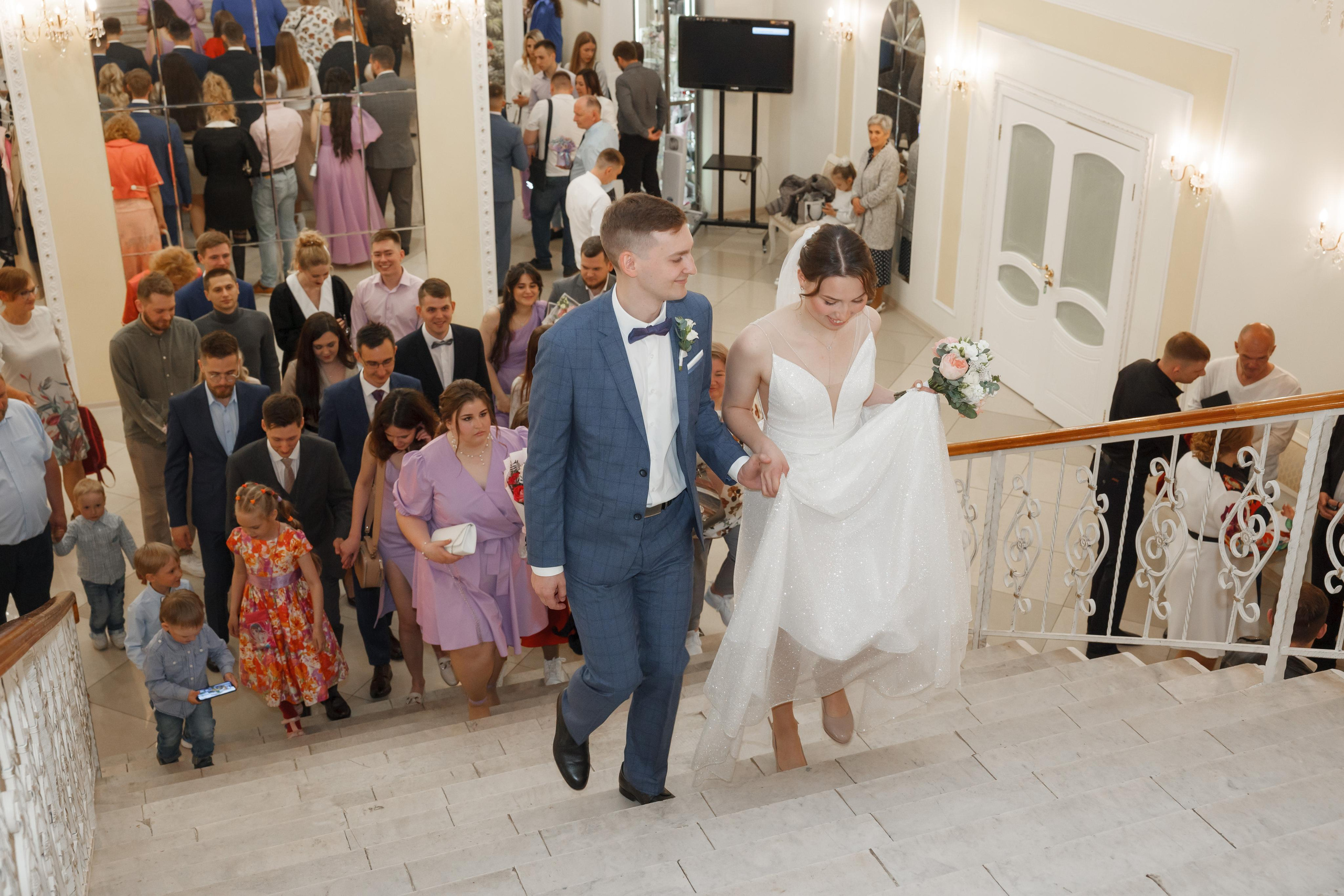 Надежда и Никита, ЗАГС г. Королев, фотостудия SpaceNoirArt. Свадебный и репортажный фотограф (Москва, Королев и другие)