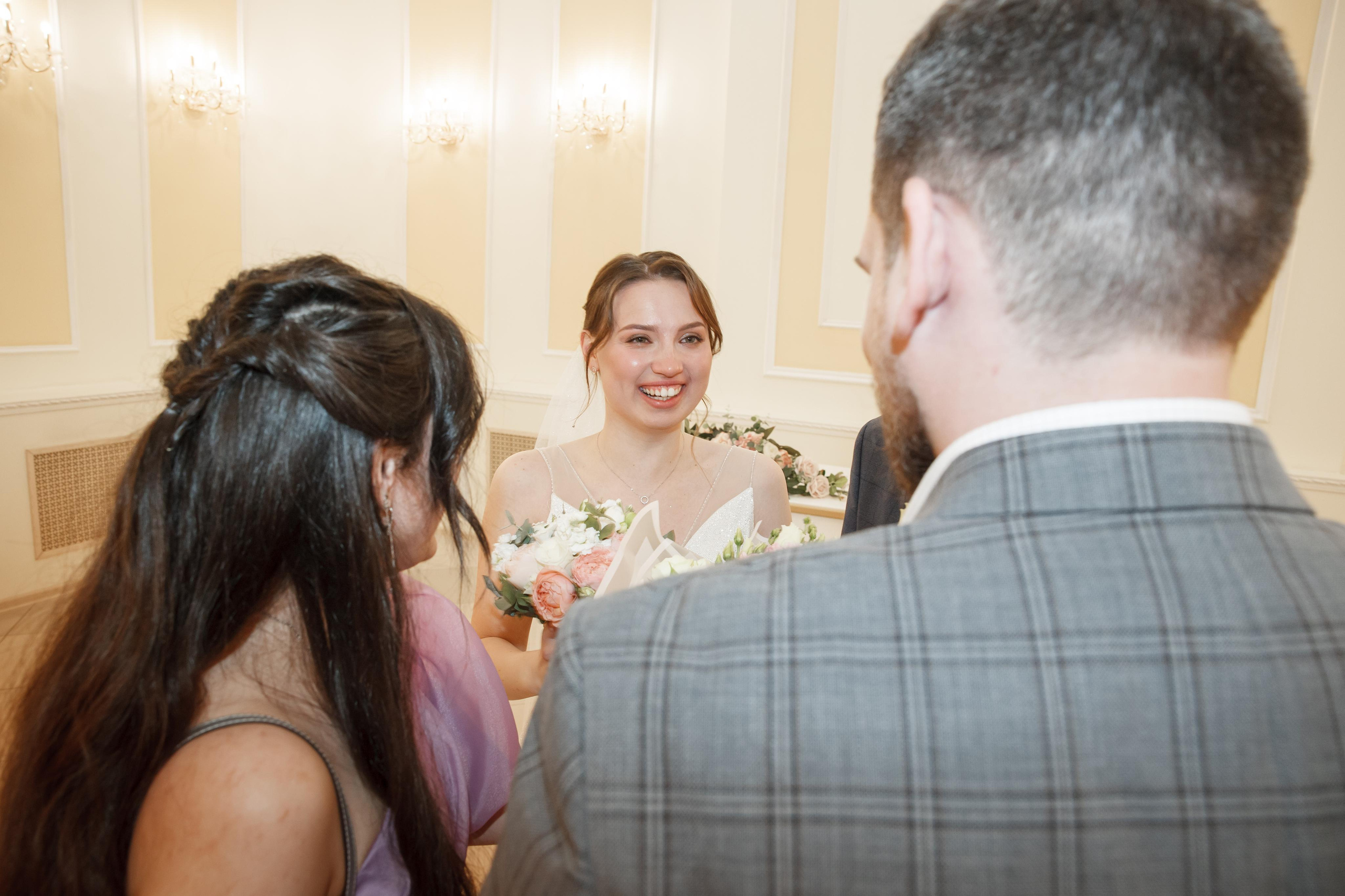 Надежда и Никита, ЗАГС г. Королев, фотостудия SpaceNoirArt. Свадебный и репортажный фотограф (Москва, Королев и другие)