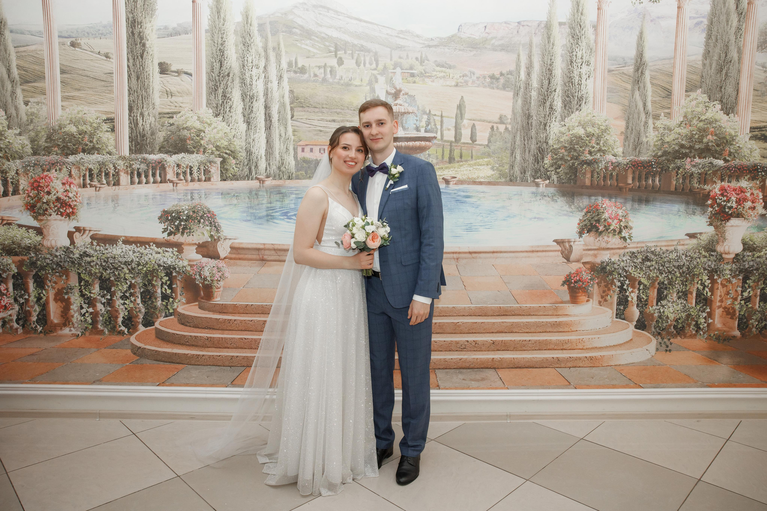 Надежда и Никита, ЗАГС г. Королев, фотостудия SpaceNoirArt. Свадебный и репортажный фотограф (Москва, Королев и другие)