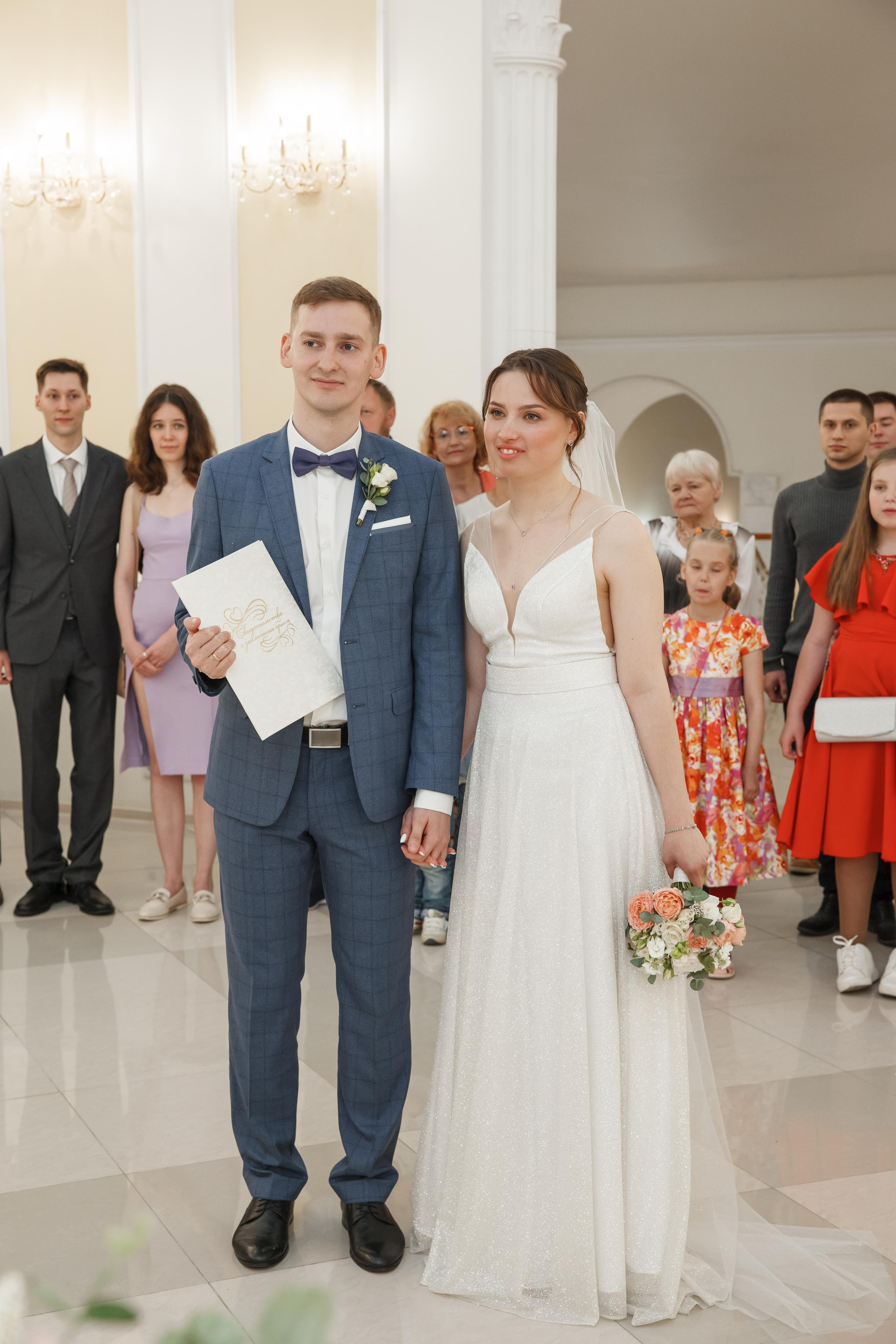 Надежда и Никита, ЗАГС г. Королев, фотостудия SpaceNoirArt. Свадебный и репортажный фотограф (Москва, Королев и другие)