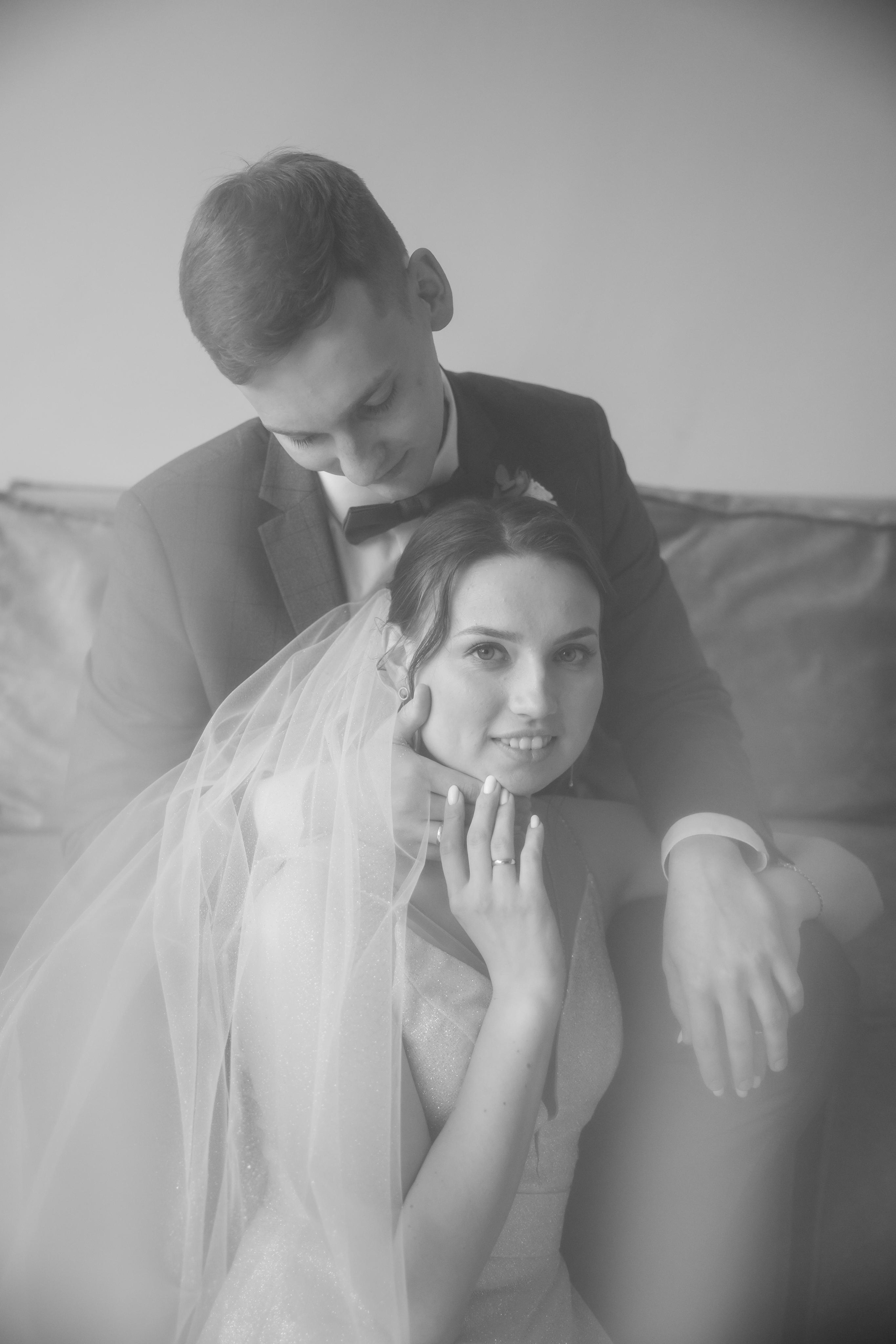 Надежда и Никита, ЗАГС г. Королев, фотостудия SpaceNoirArt. Свадебный и репортажный фотограф (Москва, Королев и другие)