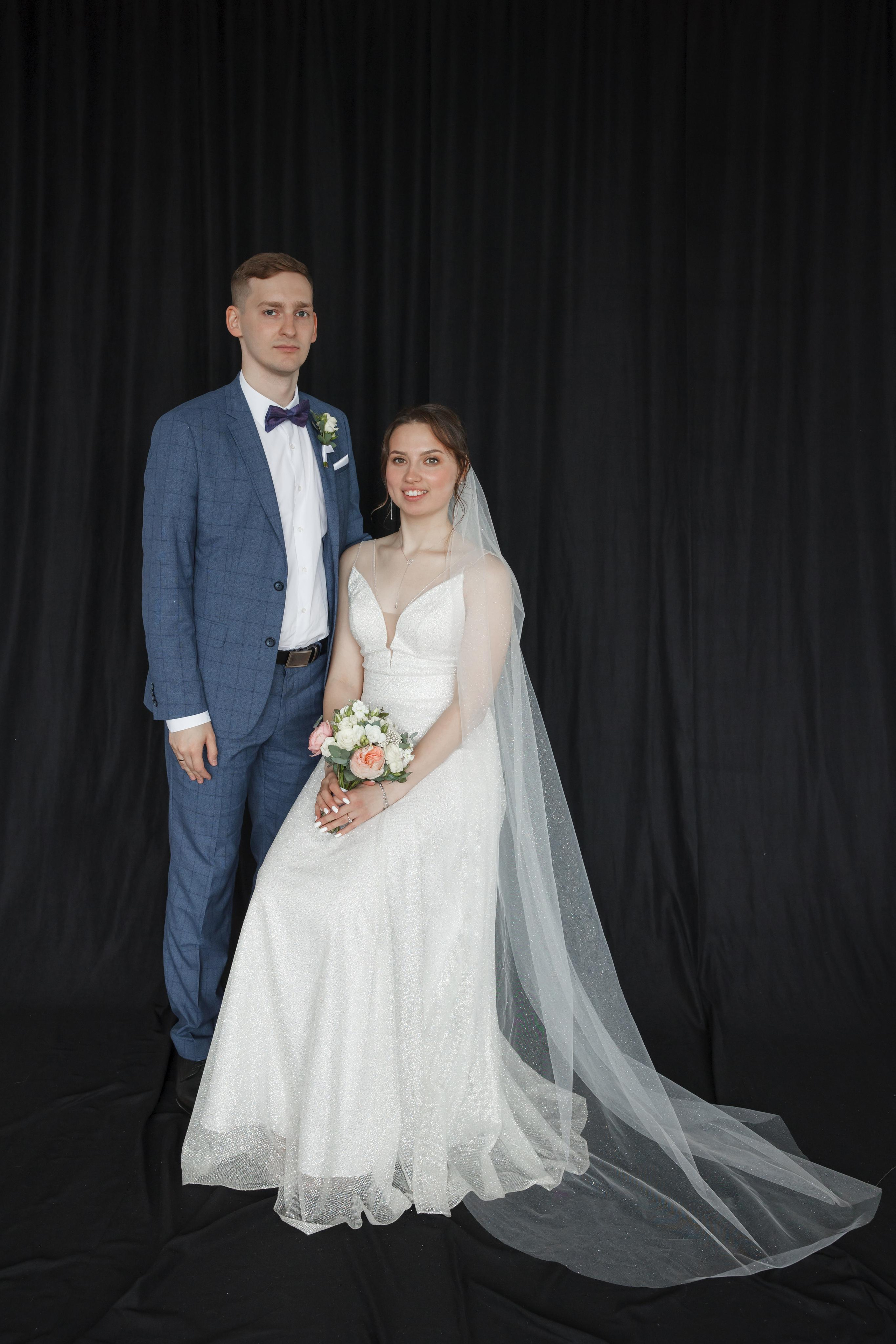 Надежда и Никита, ЗАГС г. Королев, фотостудия SpaceNoirArt. Свадебный и репортажный фотограф (Москва, Королев и другие)