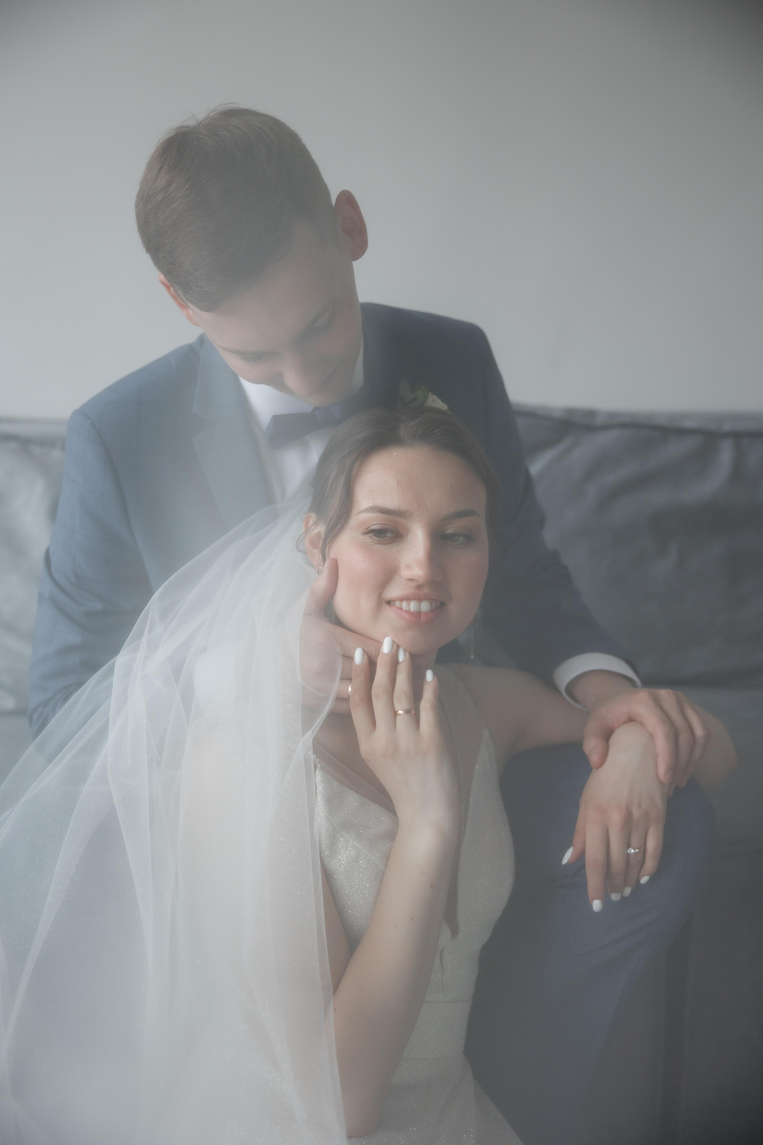 Надежда и Никита, ЗАГС г. Королев, фотостудия SpaceNoirArt. Свадебный и репортажный фотограф (Москва, Королев и другие)