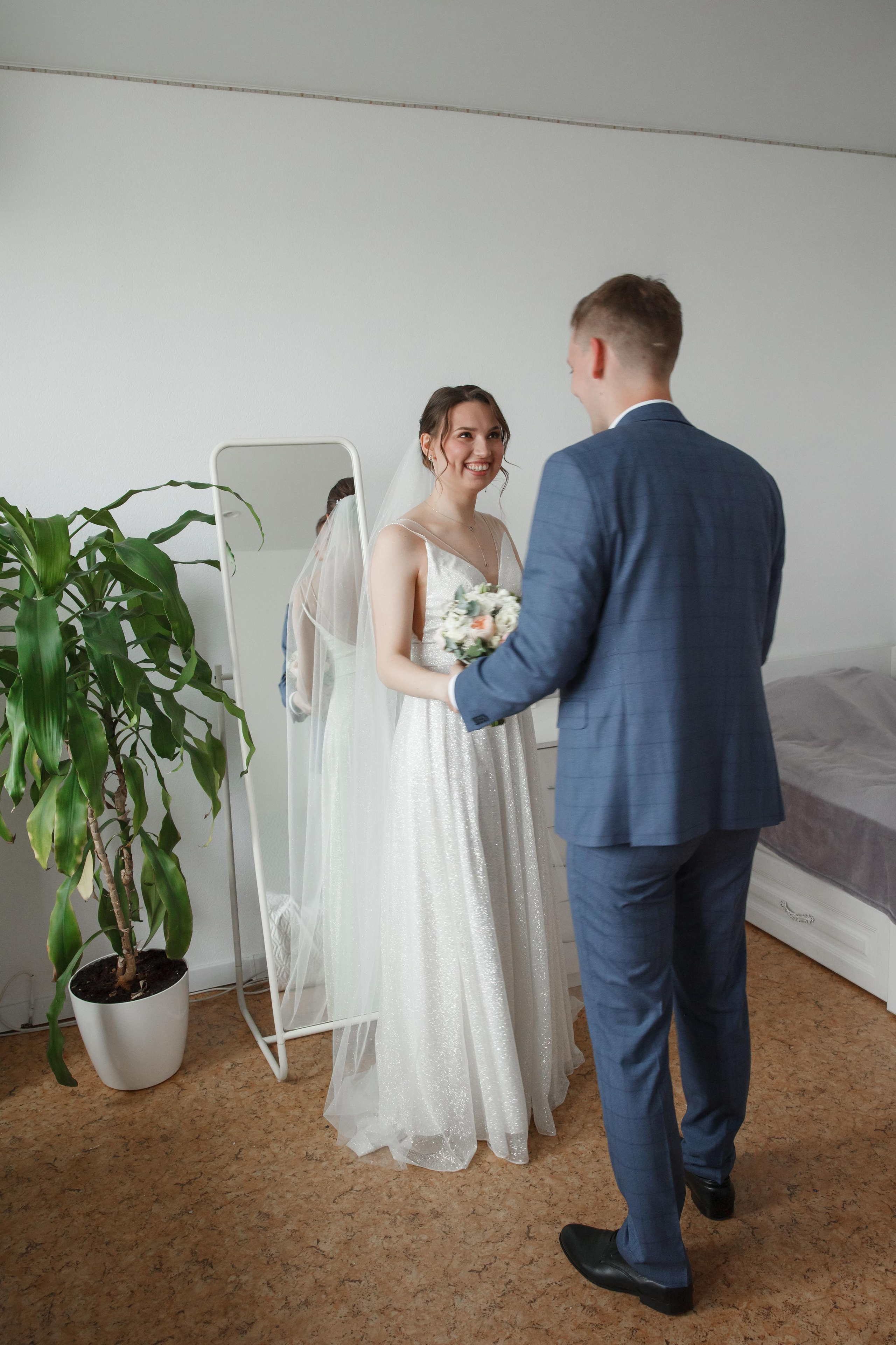 Надежда и Никита, ЗАГС г. Королев, фотостудия SpaceNoirArt. Свадебный и репортажный фотограф (Москва, Королев и другие)