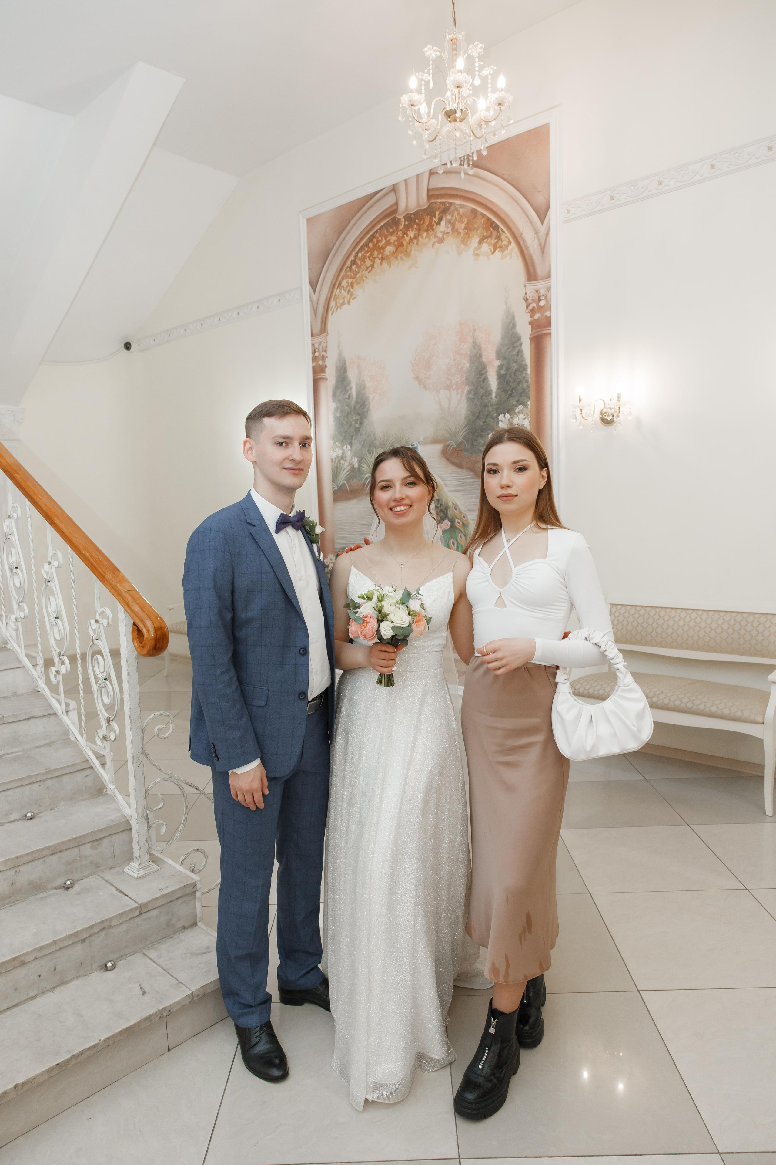 Надежда и Никита, ЗАГС г. Королев, фотостудия SpaceNoirArt. Свадебный и репортажный фотограф (Москва, Королев и другие)