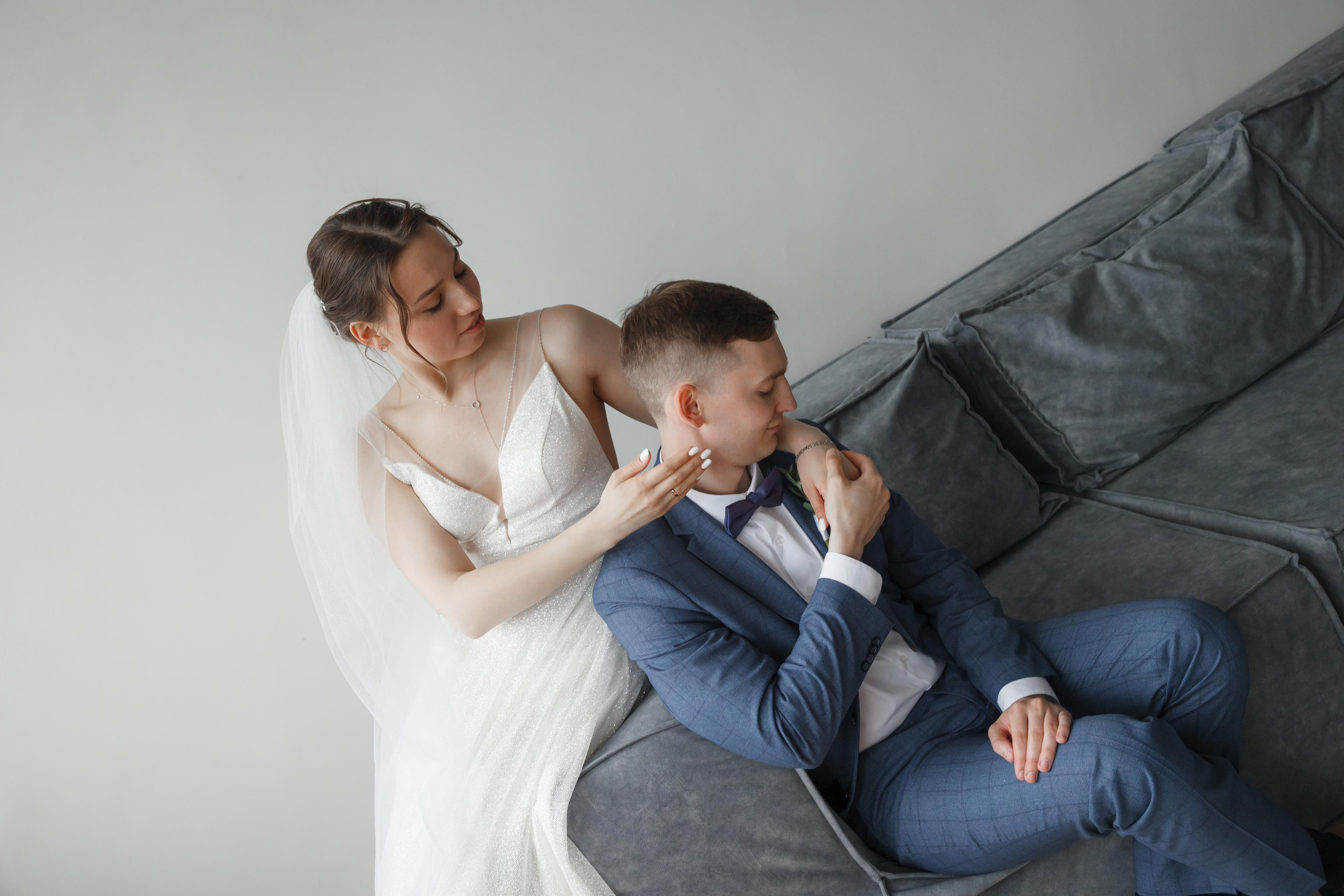 Надежда и Никита, ЗАГС г. Королев, фотостудия SpaceNoirArt. Свадебный и репортажный фотограф (Москва, Королев и другие)