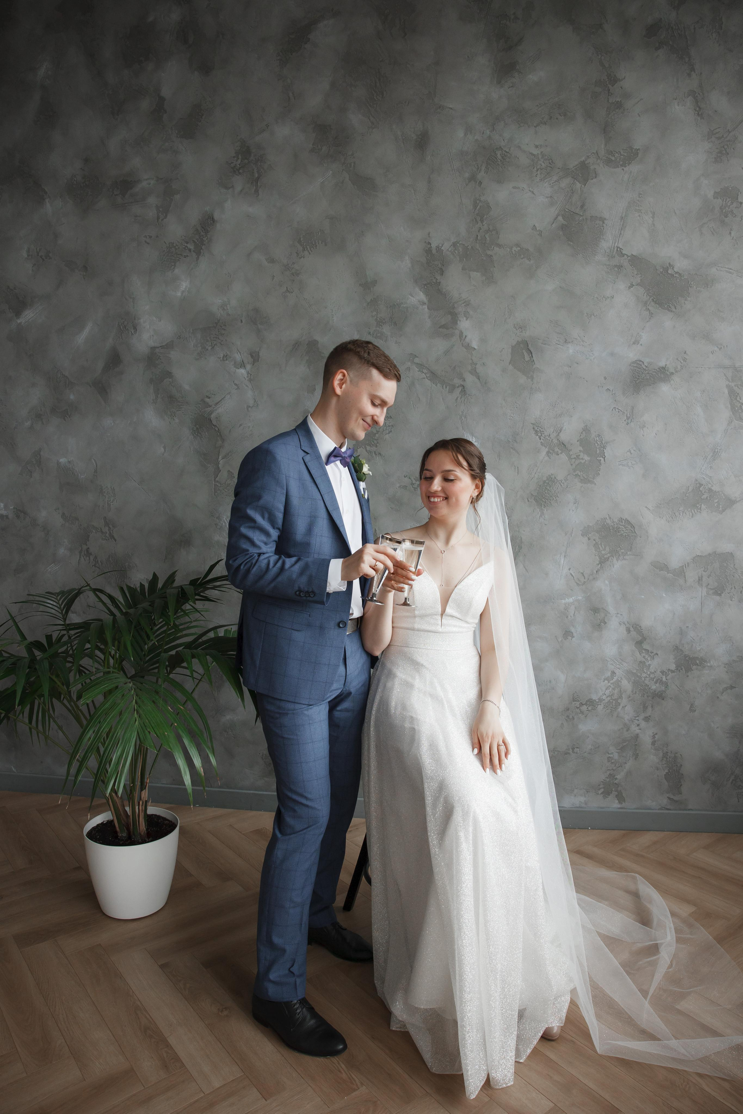 Надежда и Никита, ЗАГС г. Королев, фотостудия SpaceNoirArt. Свадебный и репортажный фотограф (Москва, Королев и другие)