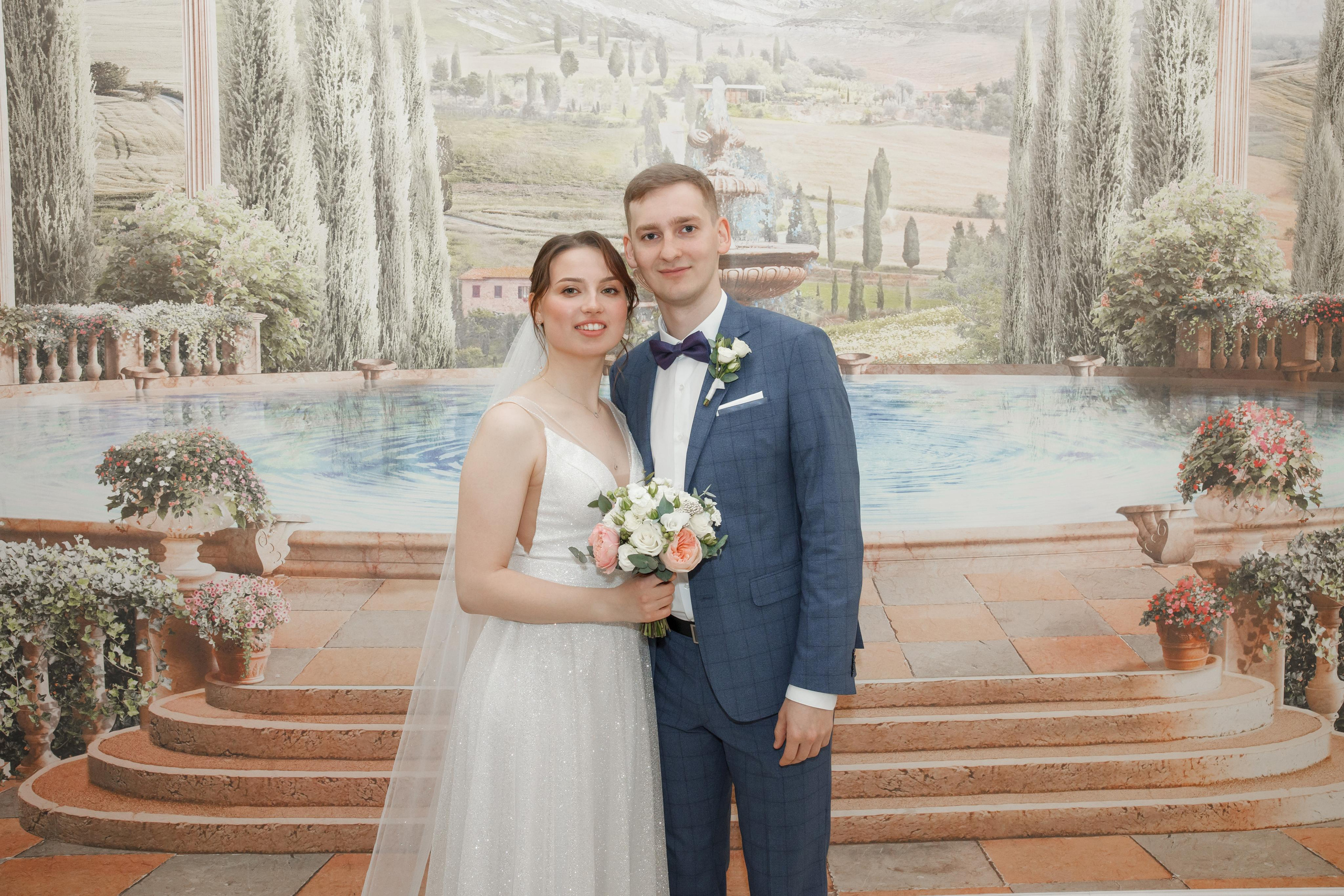 Надежда и Никита, ЗАГС г. Королев, фотостудия SpaceNoirArt. Свадебный и репортажный фотограф (Москва, Королев и другие)