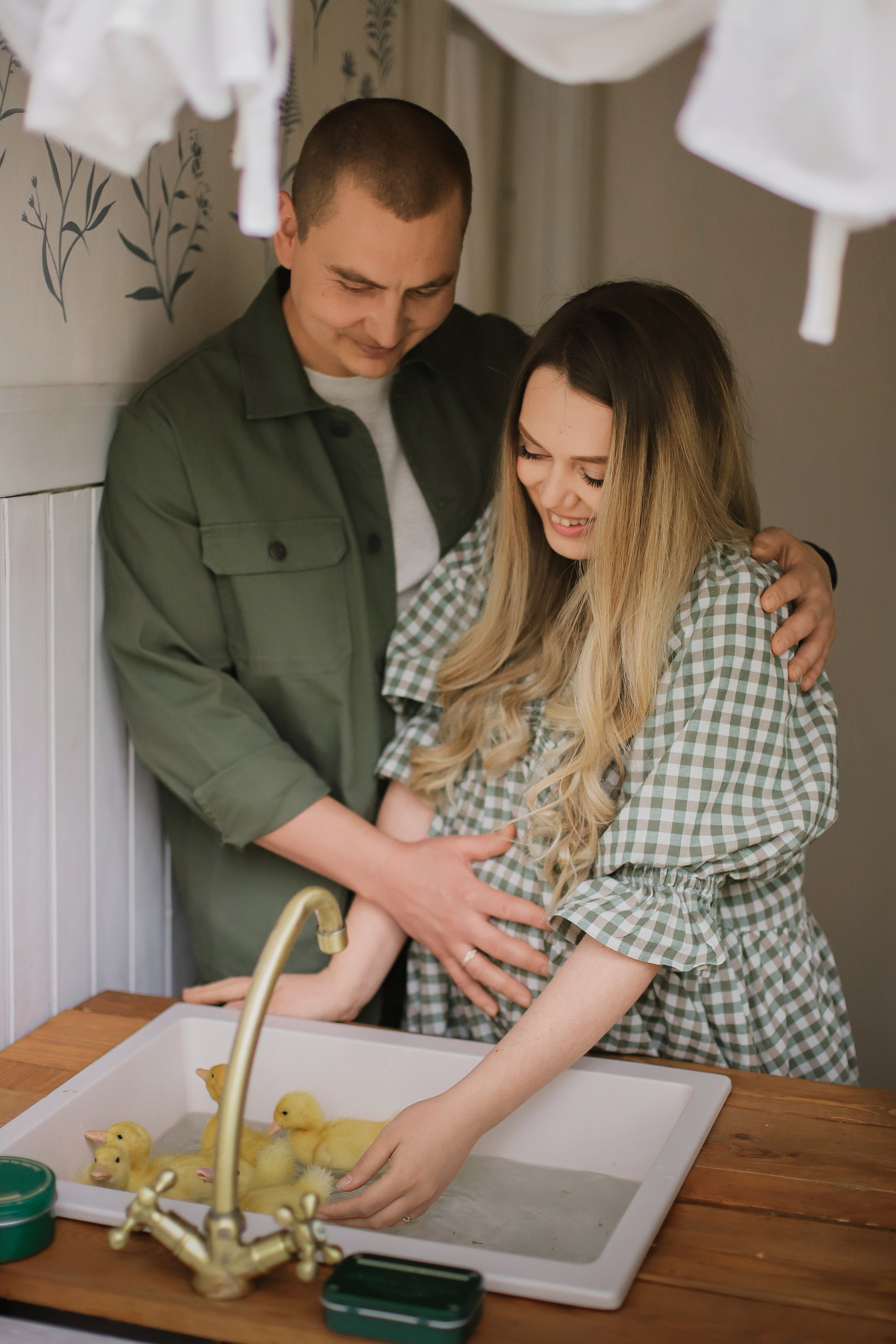 Беременность на даче с утятами. Свадебный, семейный и детский фотограф в Люберцах Зайцева Анастасия