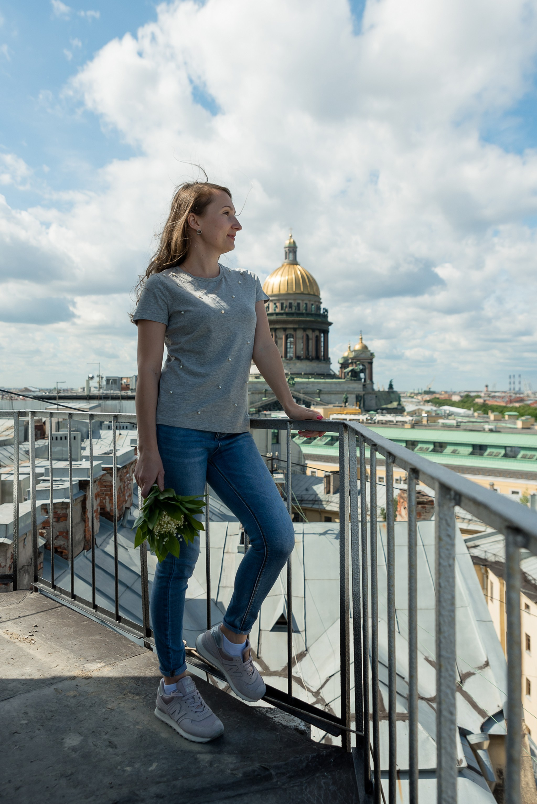 Крыша у Исаакиевского собора. Свадебный и семейный фотограф из Санкт-Петербурга Климов Анатолий