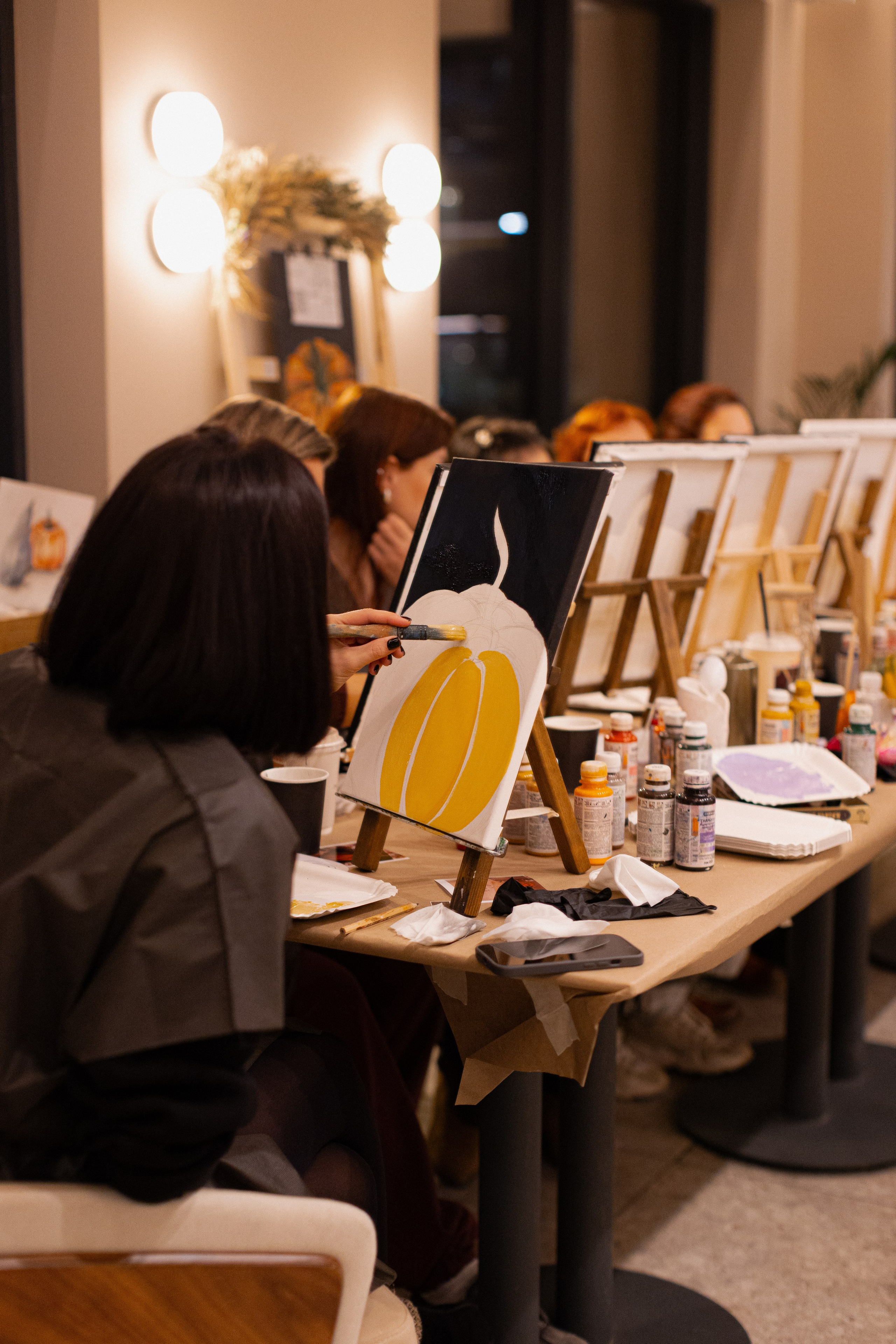 МК Тыква в кафе Здрасте. Анастасия Ракчеева Художник