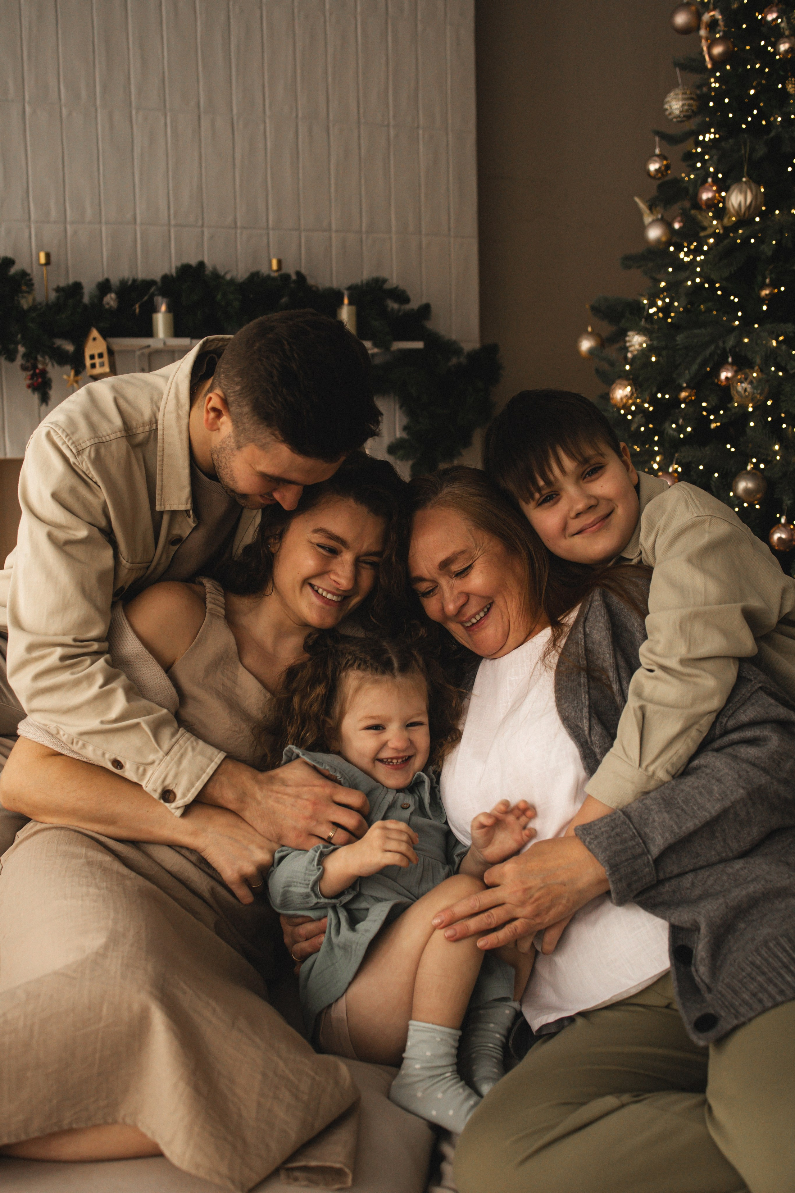 Семейная новогодняя фотосессия. Фотограф Екатеринбург Анастасия Лиханова